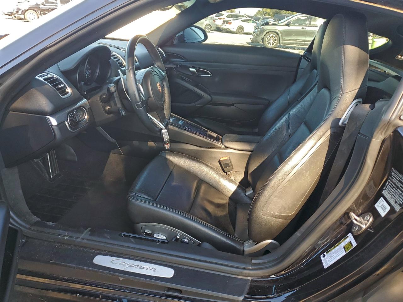 2014 Porsche Cayman Черный vin: WP0AA2A83EK170284