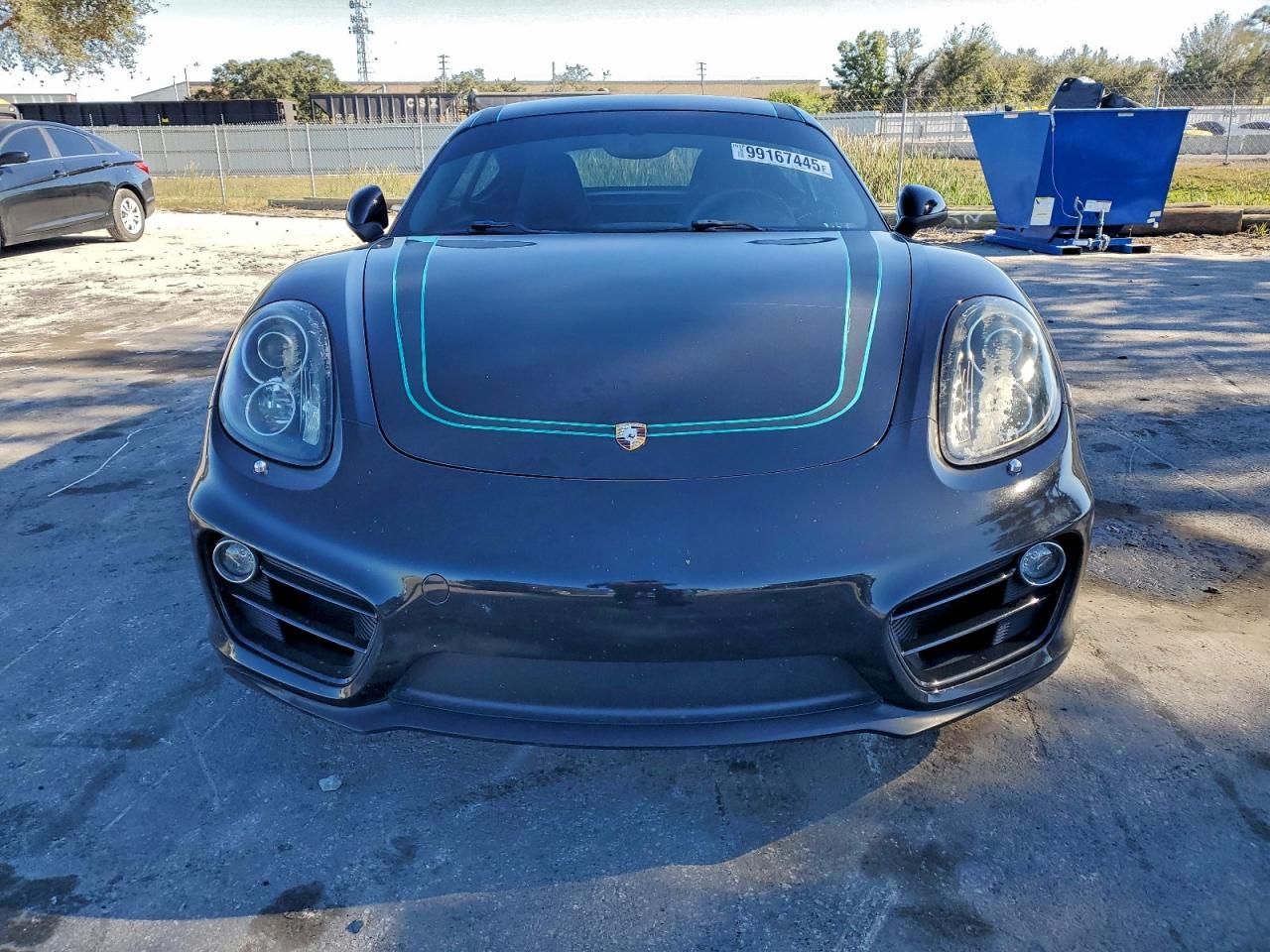 2014 Porsche Cayman Черный vin: WP0AA2A83EK170284