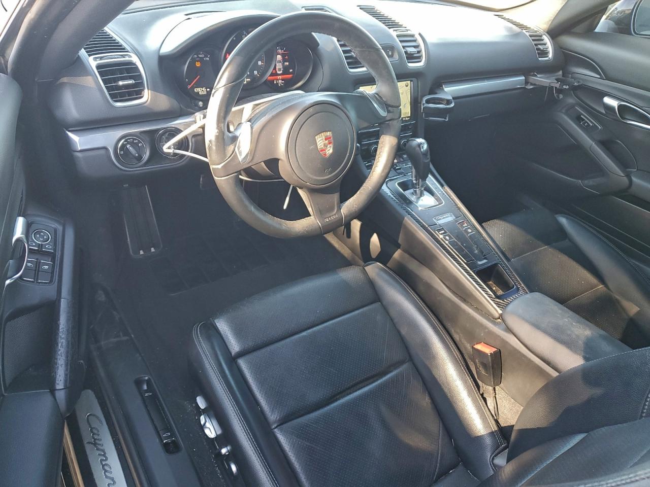 2014 Porsche Cayman Черный vin: WP0AA2A83EK170284