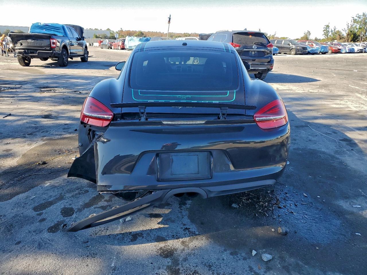 2014 Porsche Cayman Черный vin: WP0AA2A83EK170284