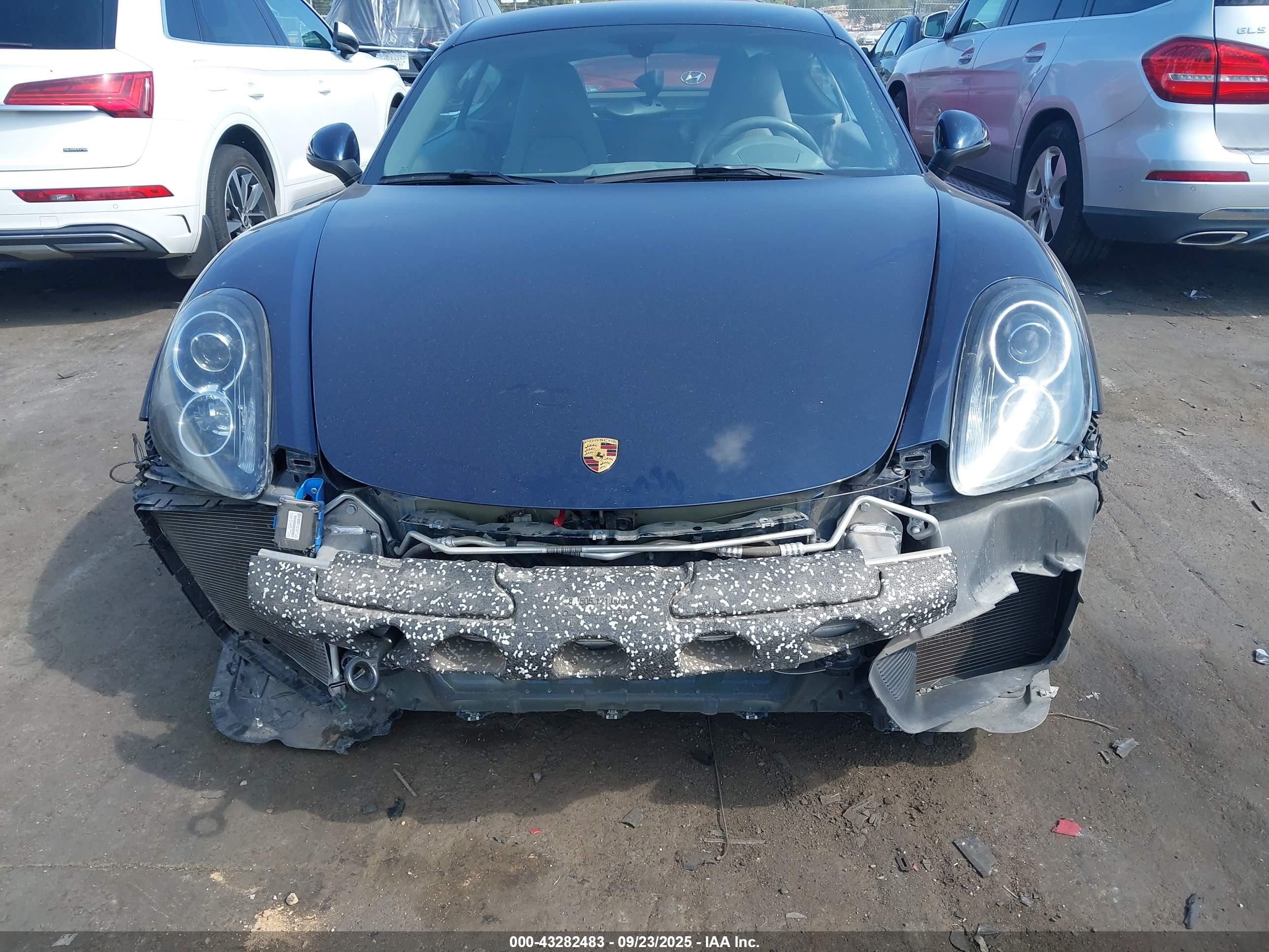 2014 Porsche Cayman   Синий vin: WP0AA2A83EK170642