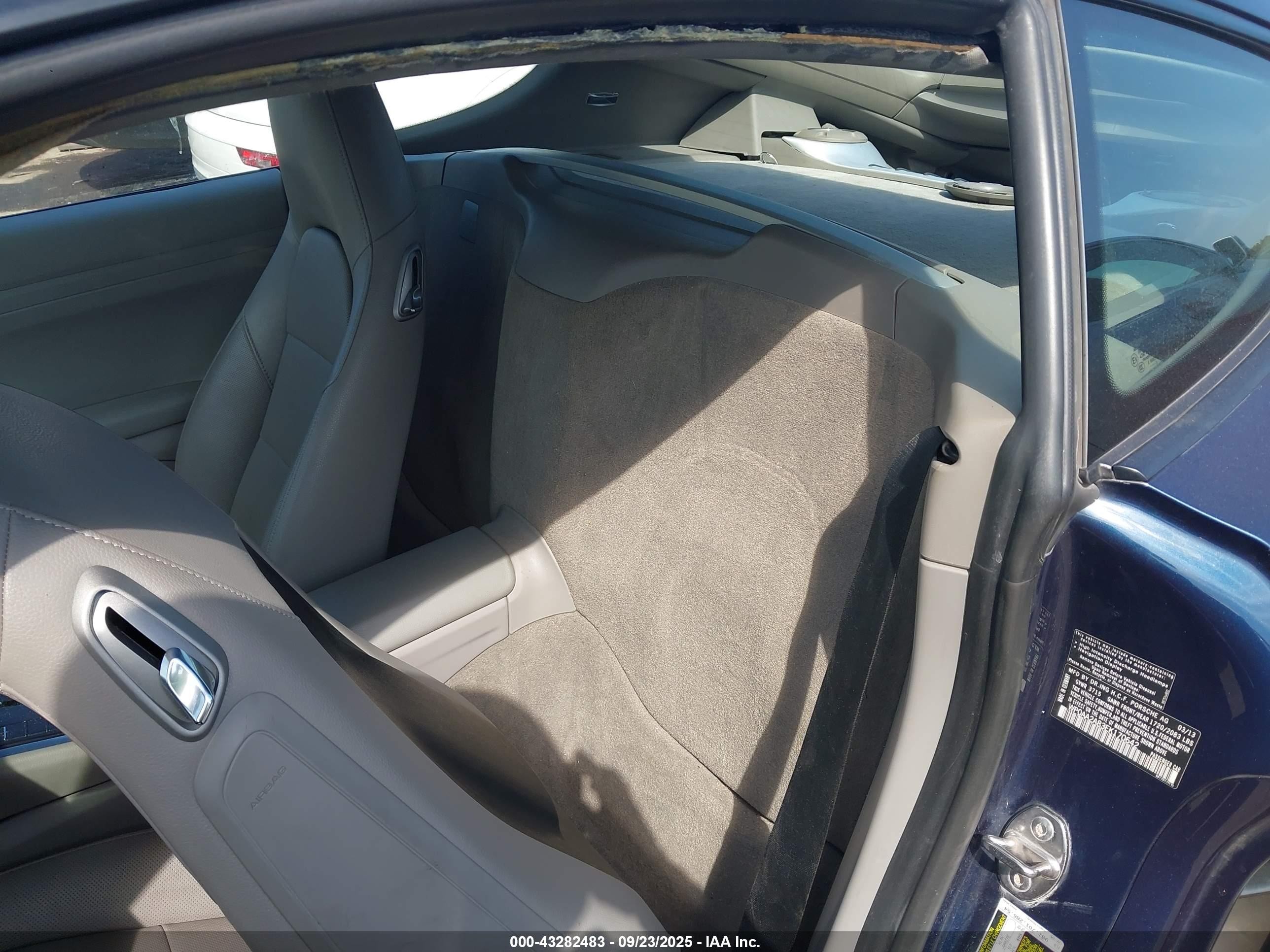 2014 Porsche Cayman   Синий vin: WP0AA2A83EK170642