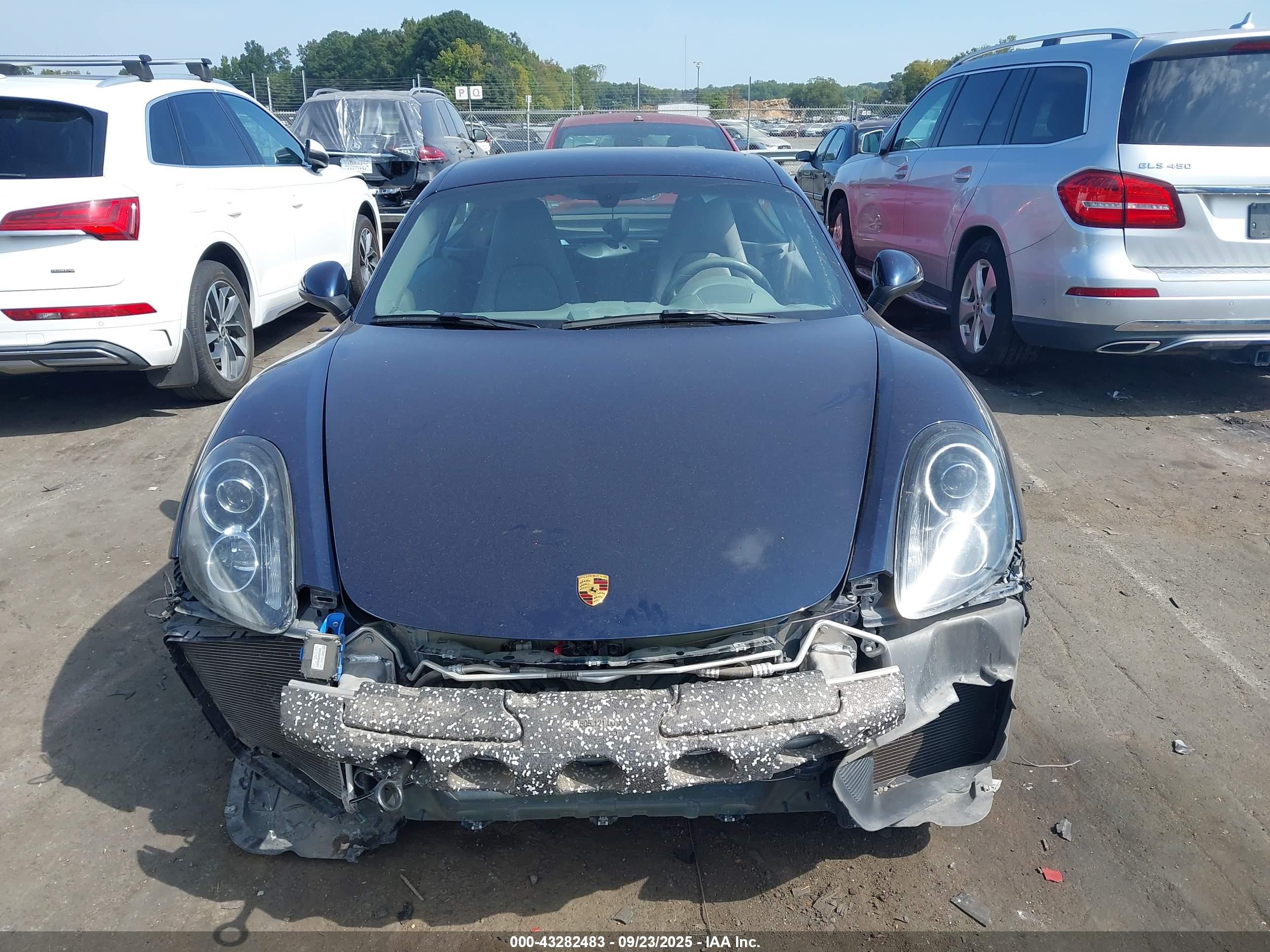 2014 Porsche Cayman   Синий vin: WP0AA2A83EK170642
