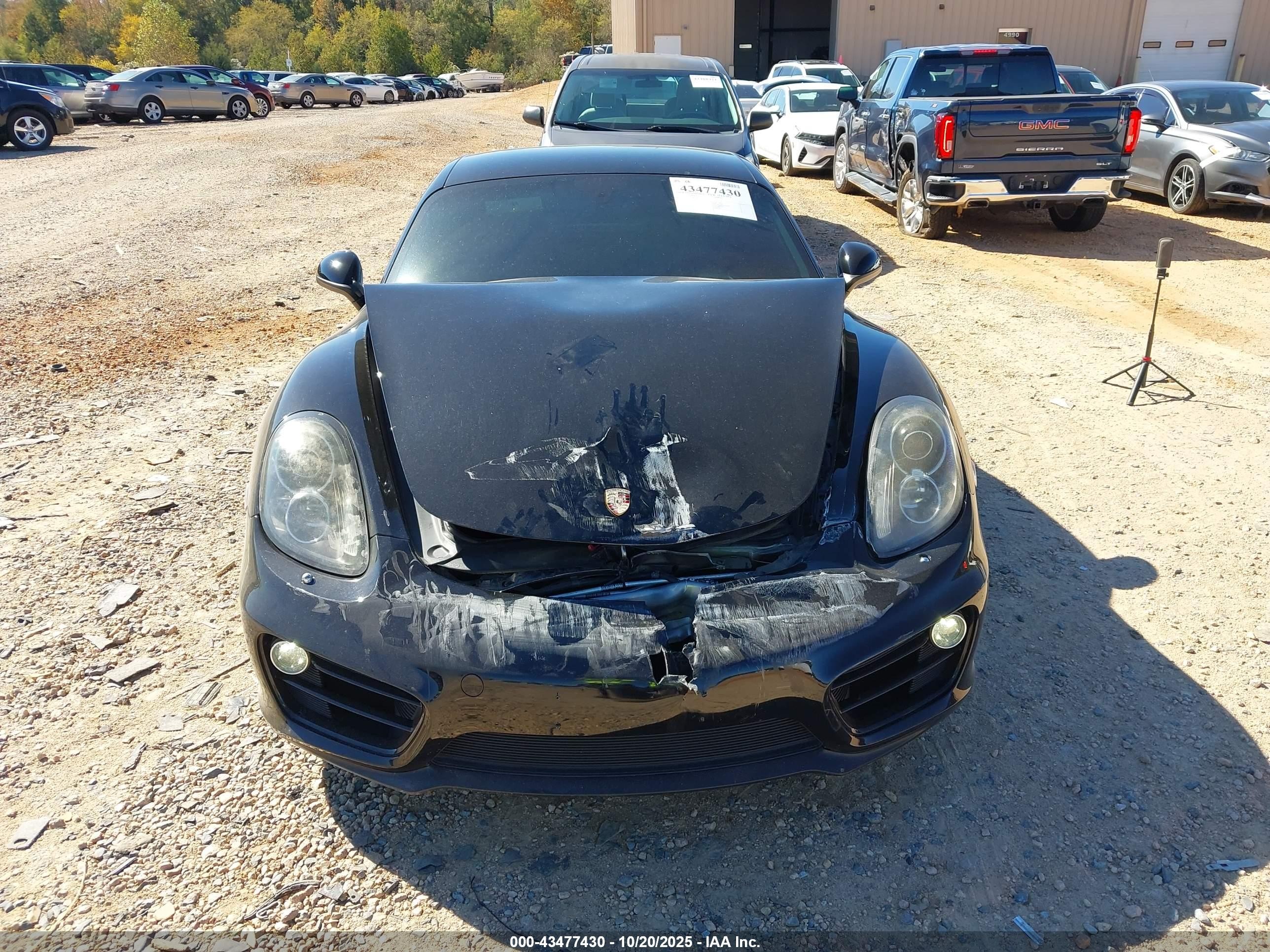 2014 Porsche Cayman   Черный vin: WP0AA2A83EK172830
