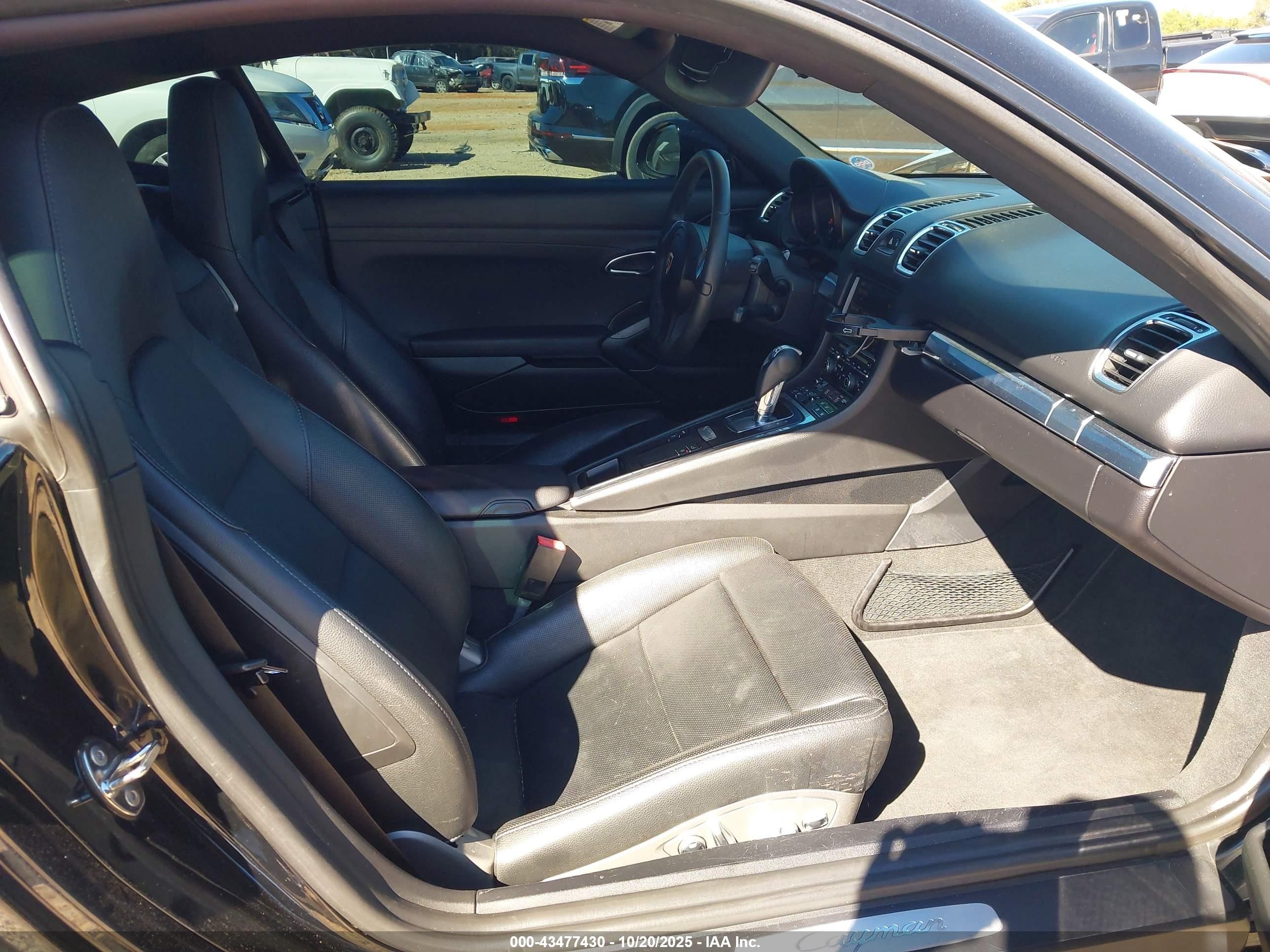 2014 Porsche Cayman   Черный vin: WP0AA2A83EK172830