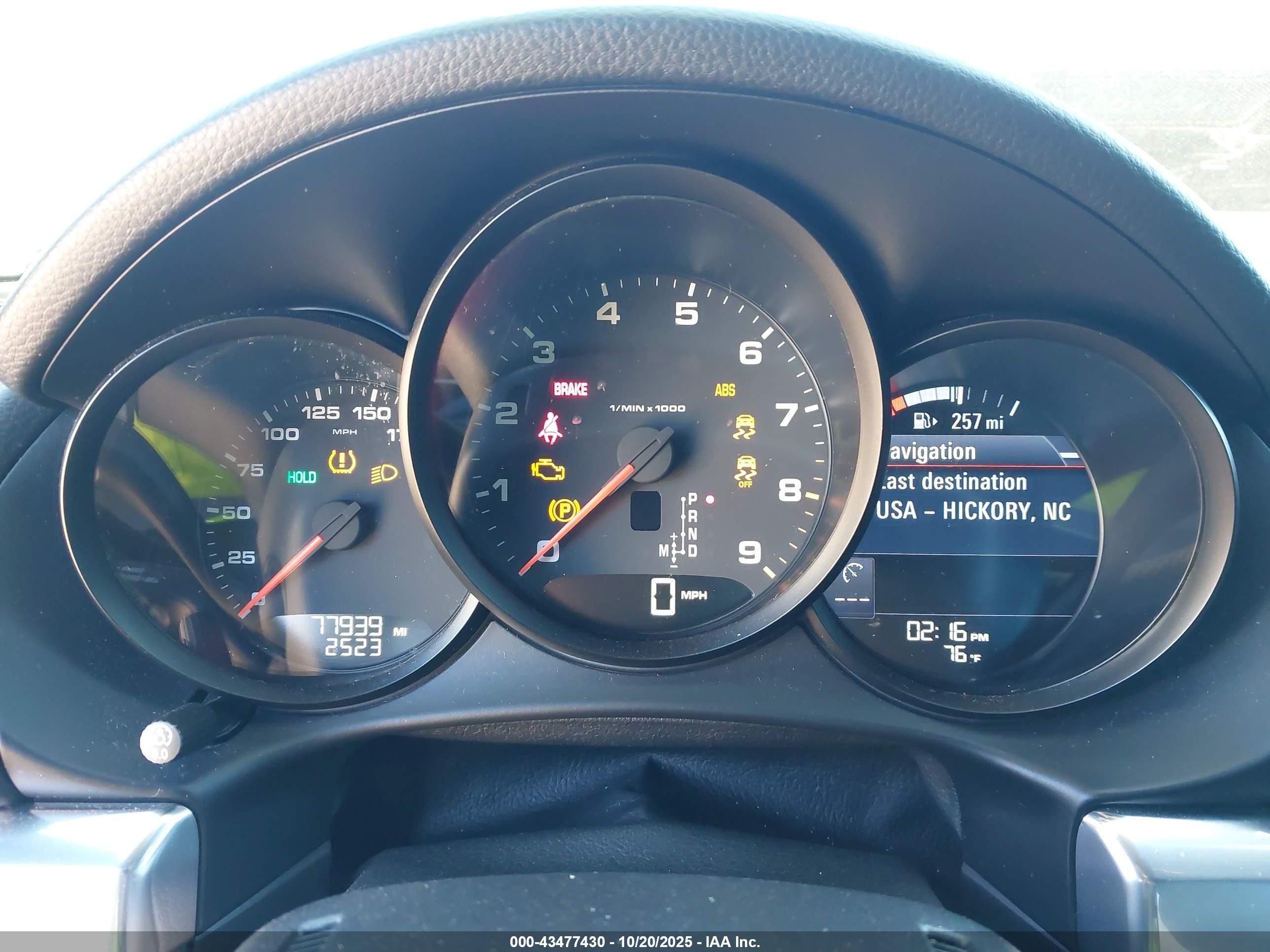 2014 Porsche Cayman   Черный vin: WP0AA2A83EK172830