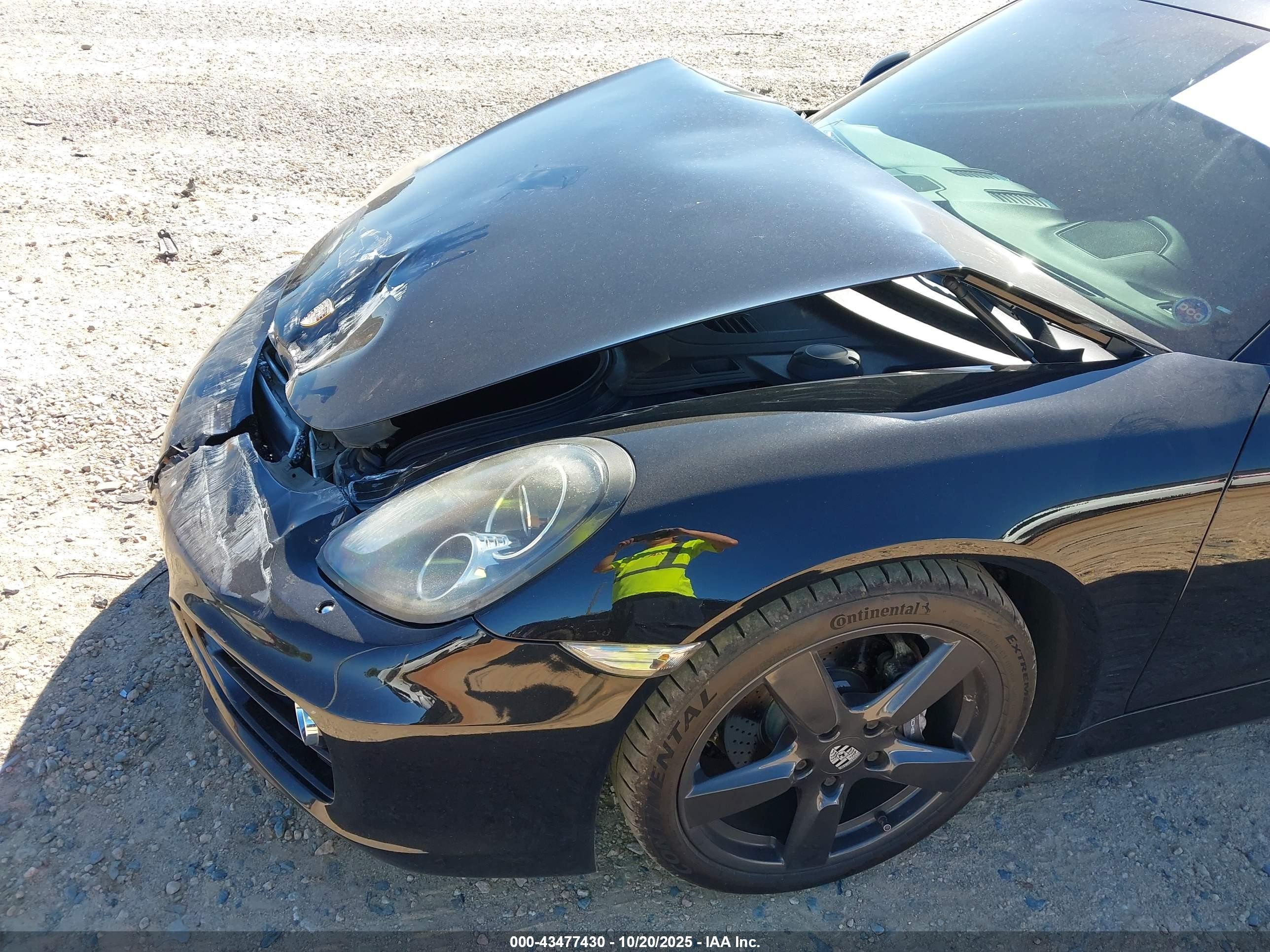 2014 Porsche Cayman   Черный vin: WP0AA2A83EK172830