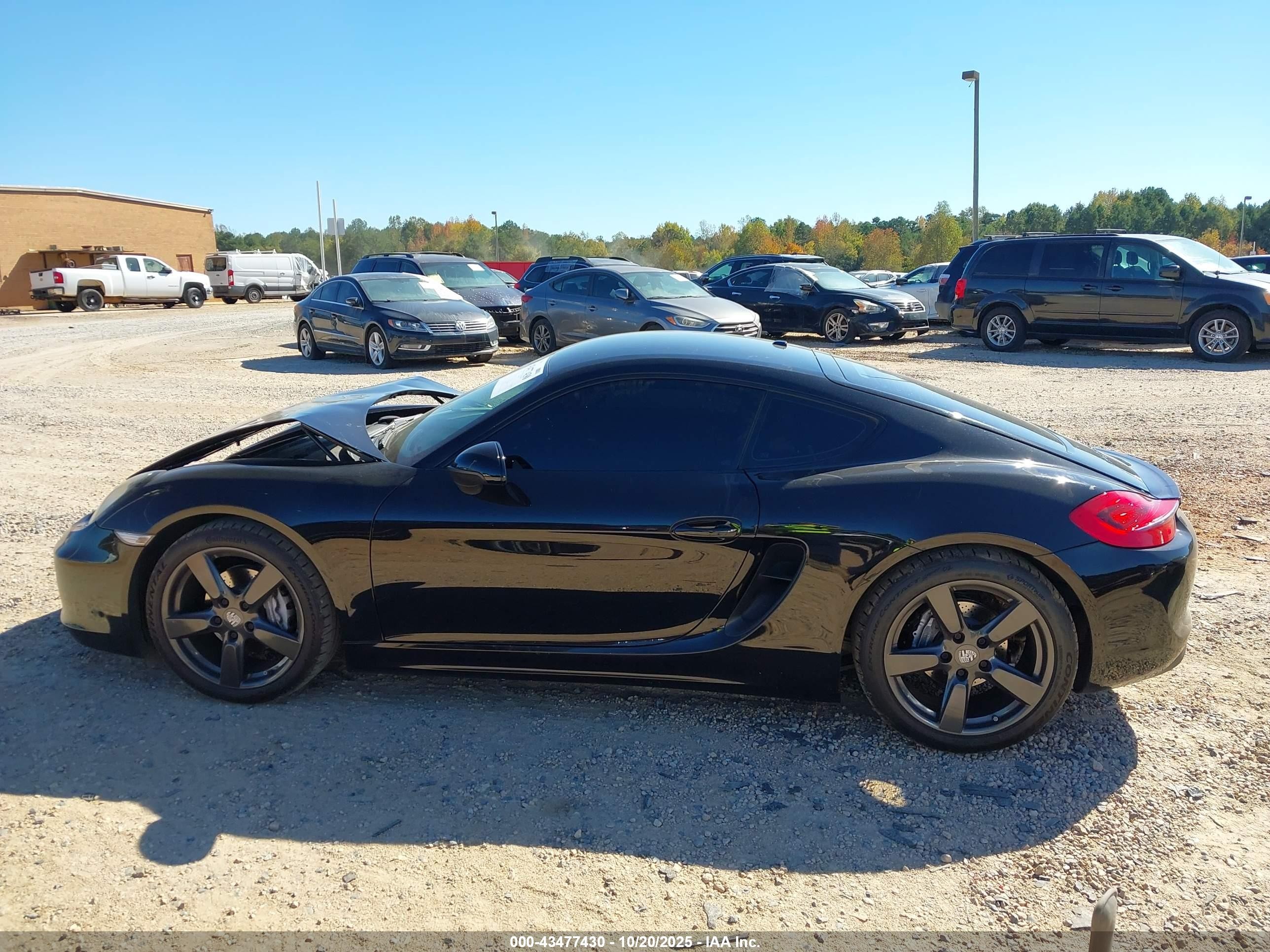 2014 Porsche Cayman   Черный vin: WP0AA2A83EK172830