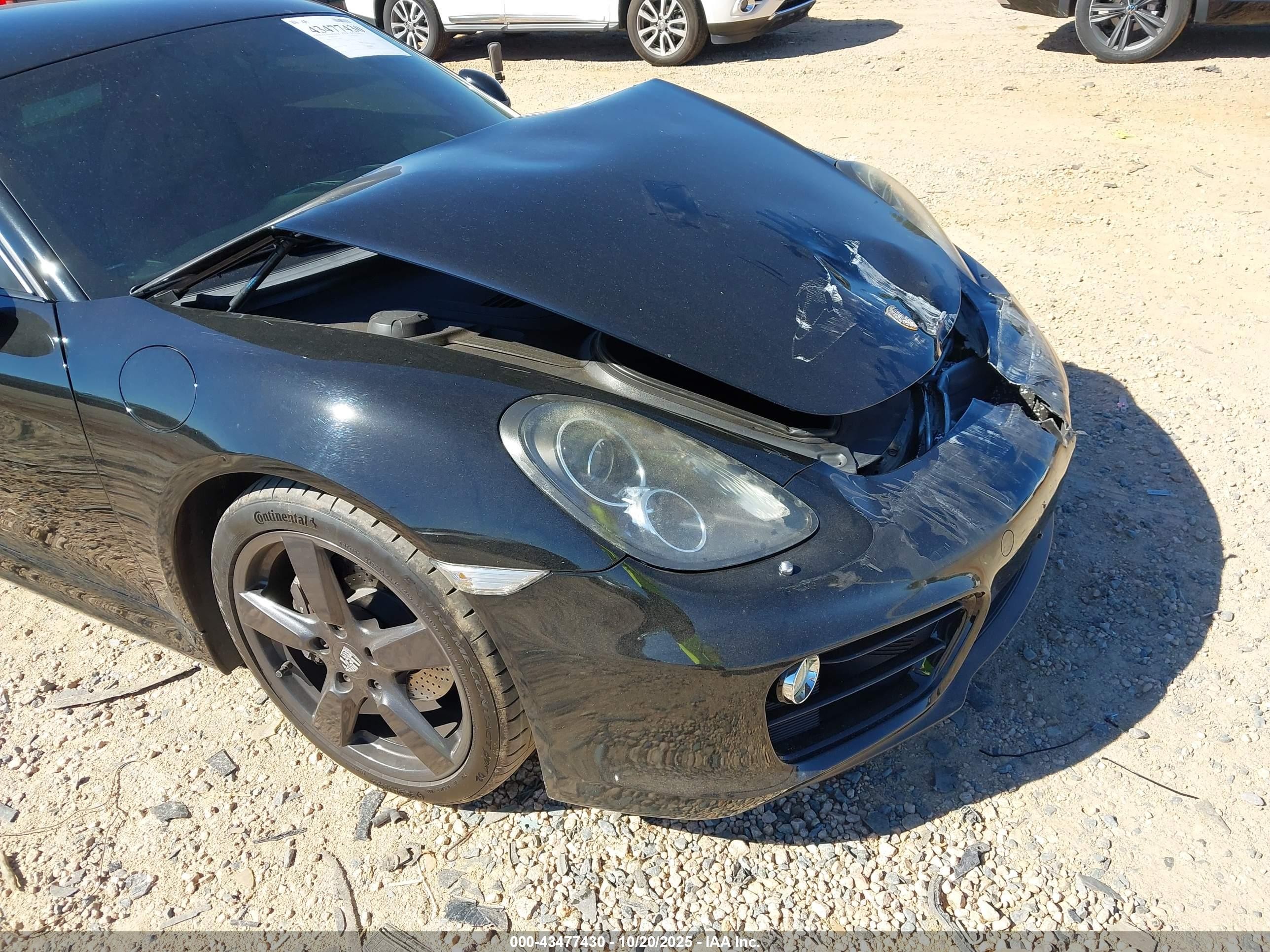 2014 Porsche Cayman   Черный vin: WP0AA2A83EK172830