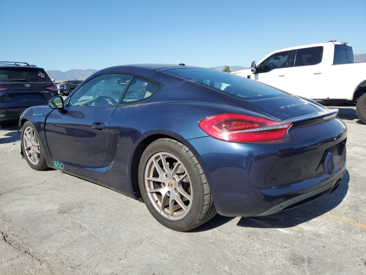 2014 Porsche Cayman Blue vin: WP0AA2A83EK174738