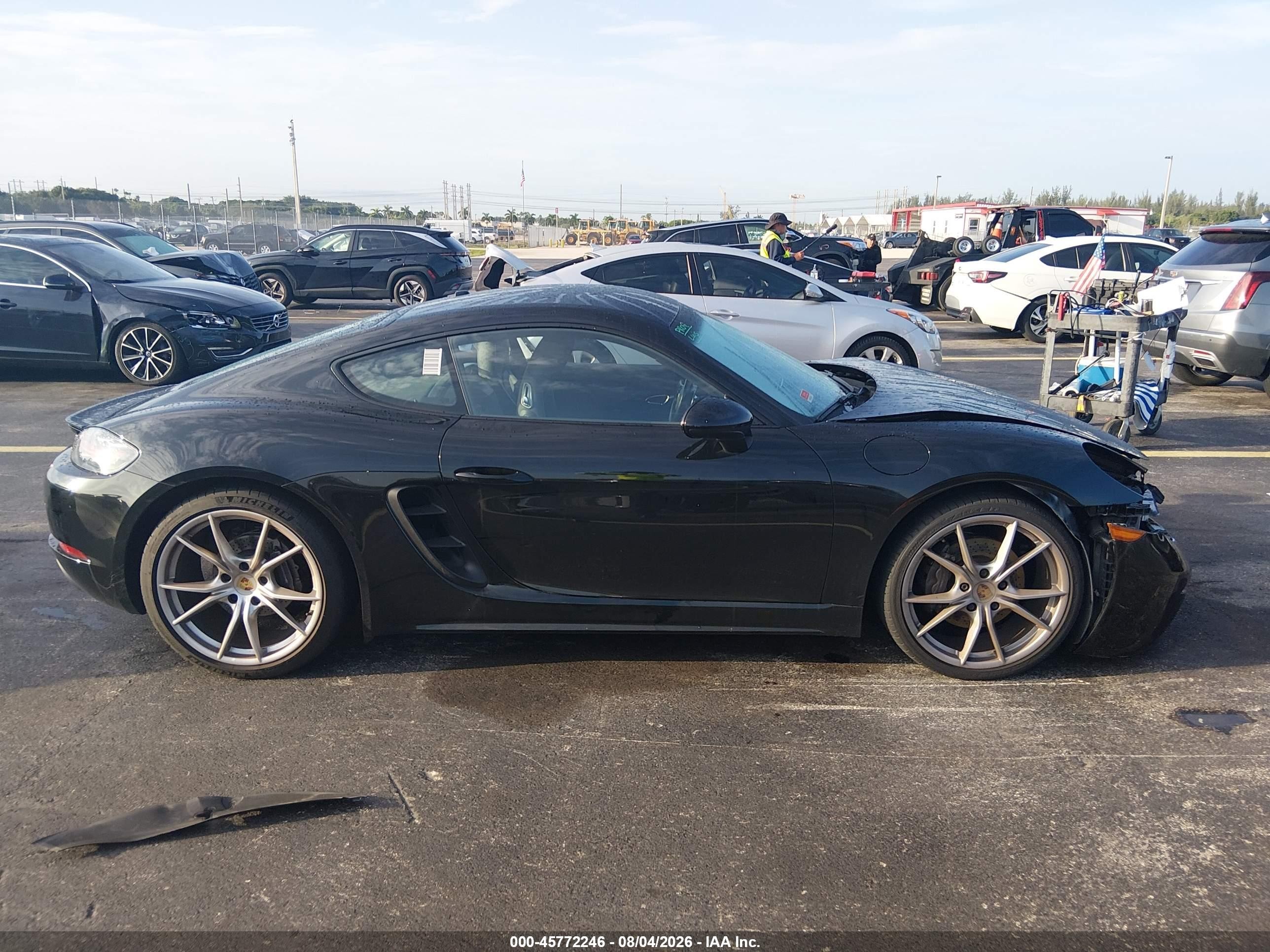 2018 Porsche 718 Cayman Black vin: WP0AA2A83JS260173