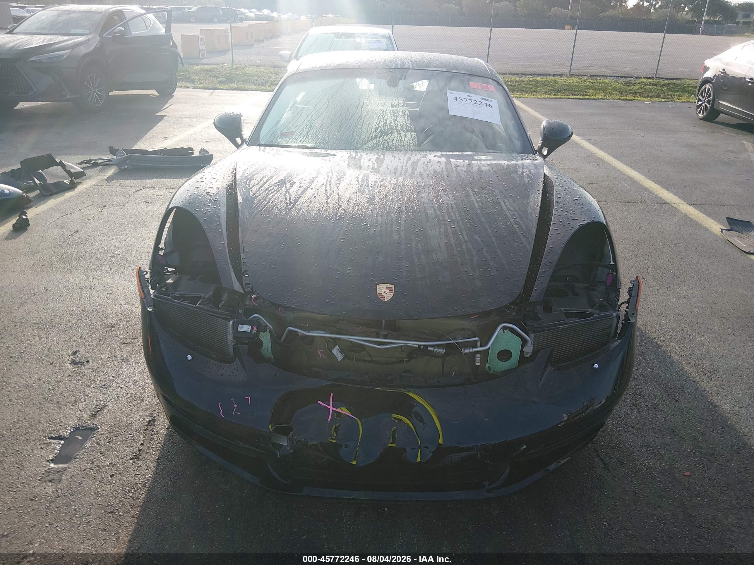 2018 Porsche 718 Cayman Black vin: WP0AA2A83JS260173
