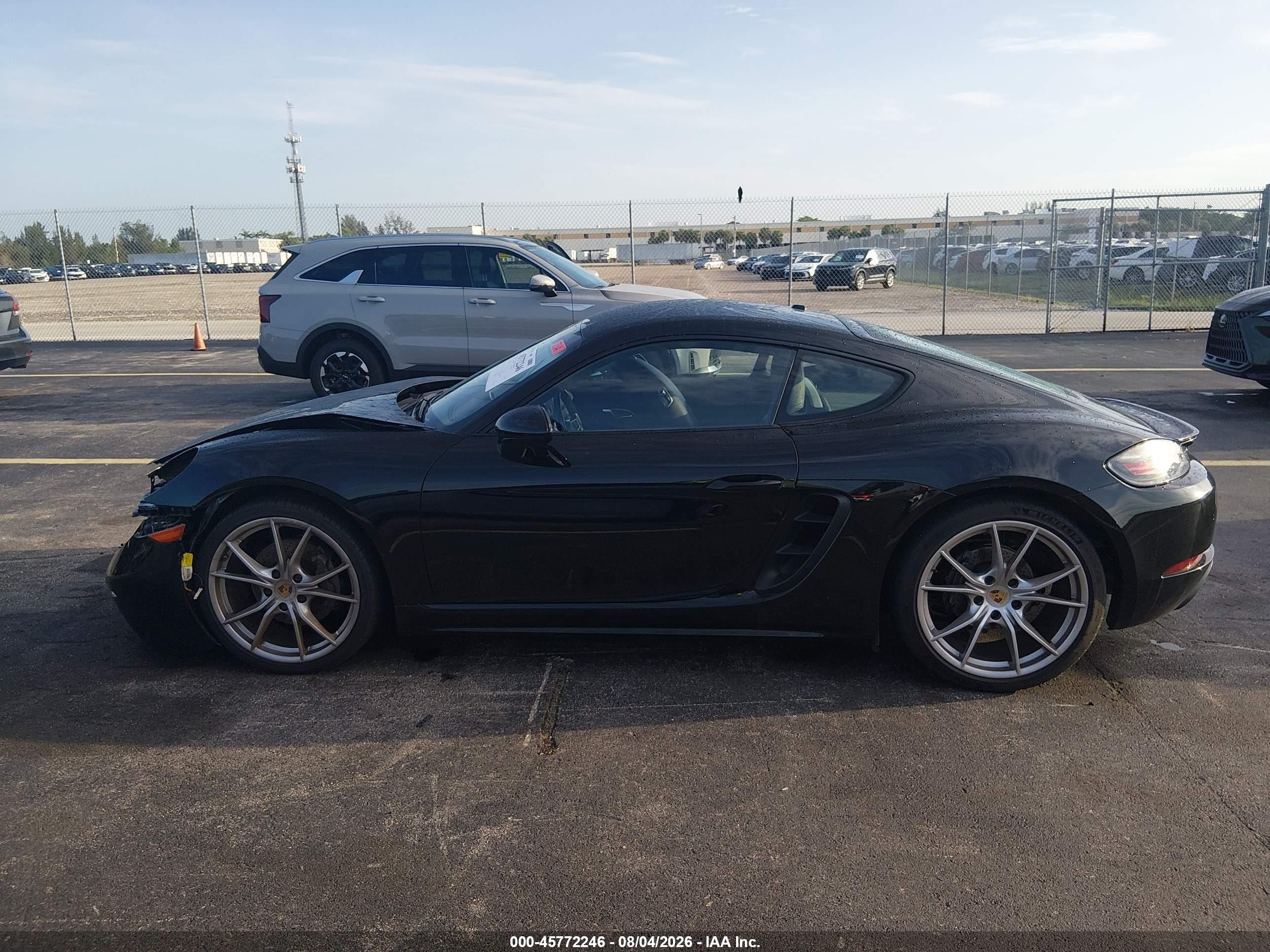 2018 Porsche 718 Cayman Black vin: WP0AA2A83JS260173