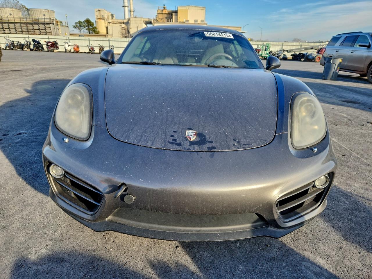 2014 Porsche Cayman Серый vin: WP0AA2A84EK171122