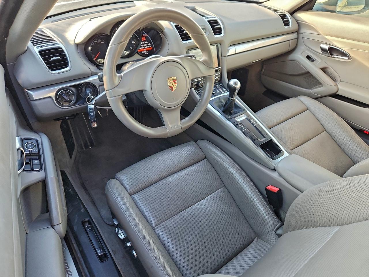 2014 Porsche Cayman Серый vin: WP0AA2A84EK171122