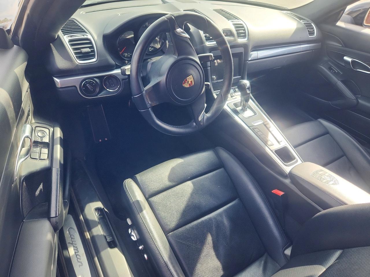 2014 Porsche Cayman Черный vin: WP0AA2A85EK170576