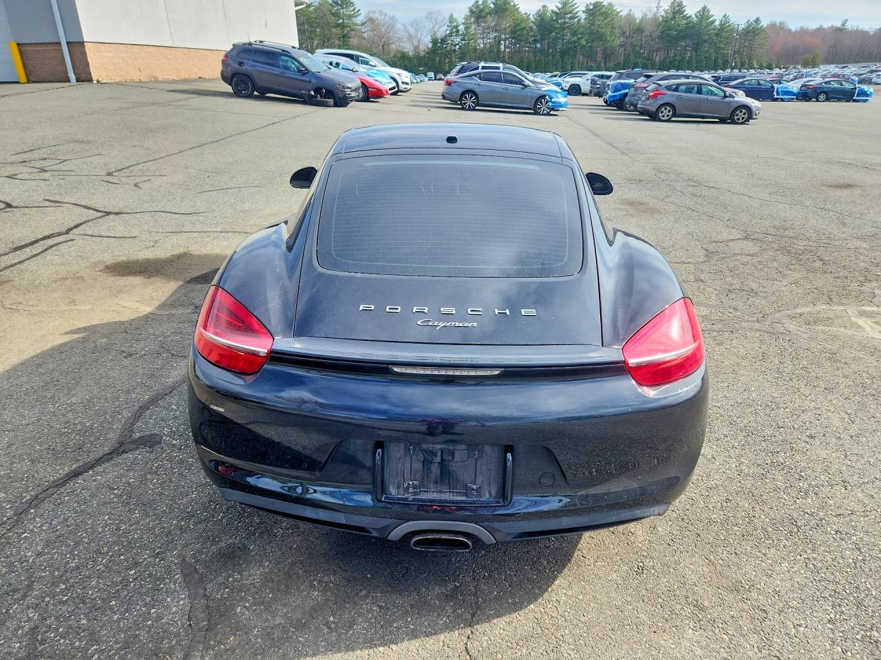 2014 Porsche Cayman Черный vin: WP0AA2A85EK170576
