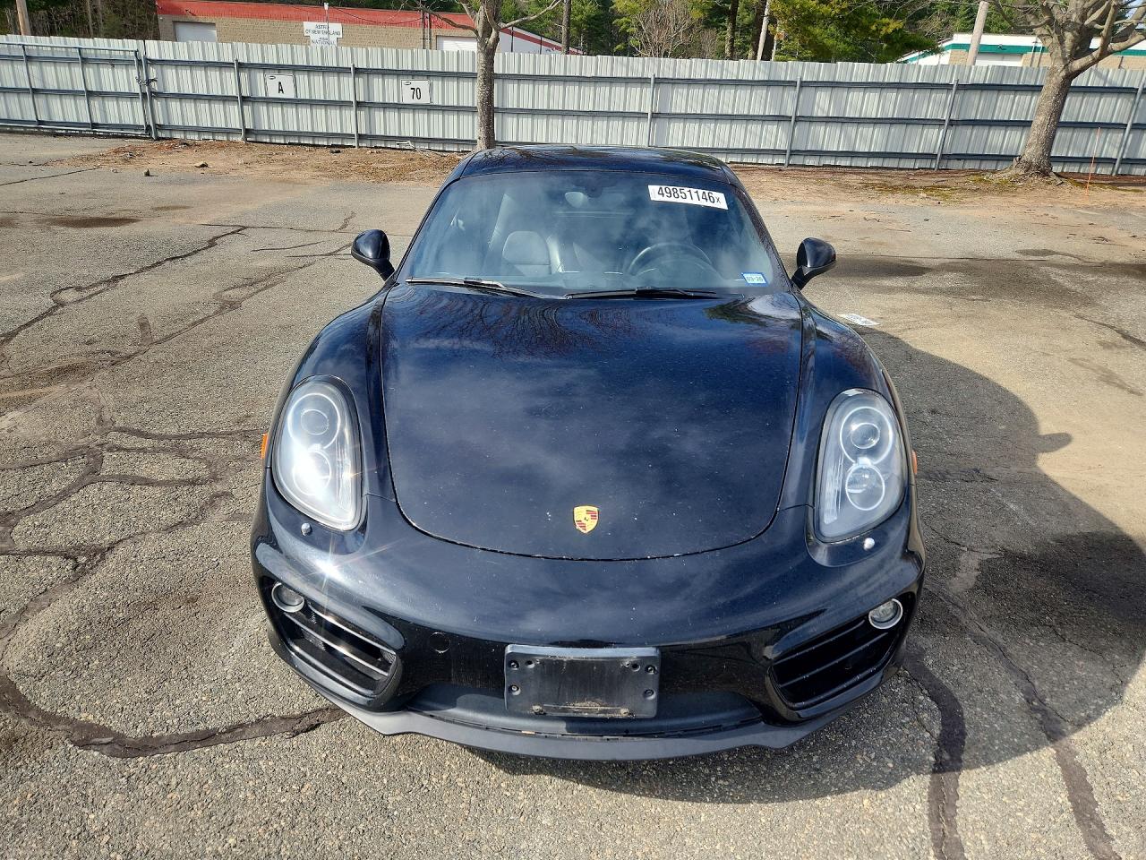 2014 Porsche Cayman Черный vin: WP0AA2A85EK170576
