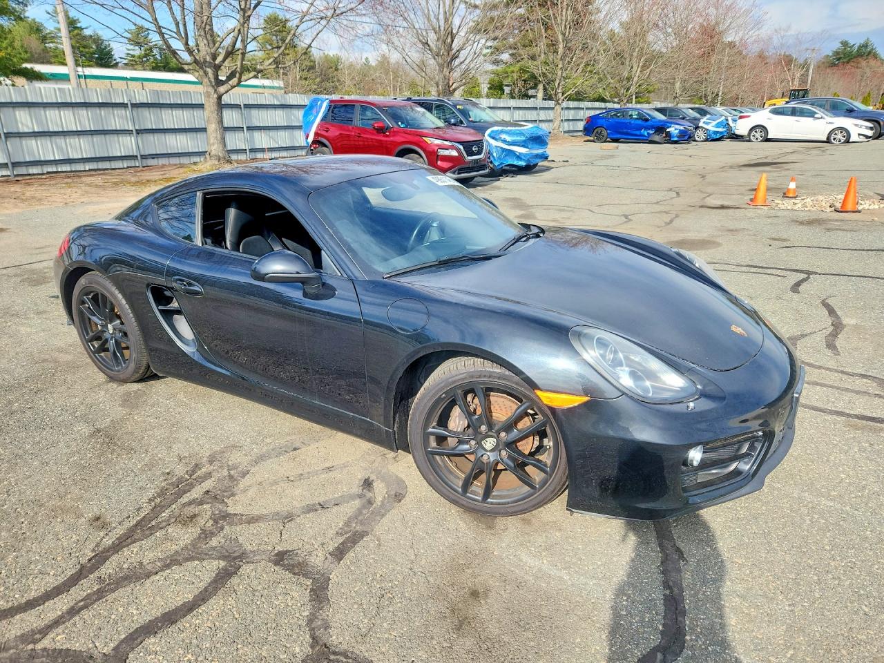 2014 Porsche Cayman Черный vin: WP0AA2A85EK170576