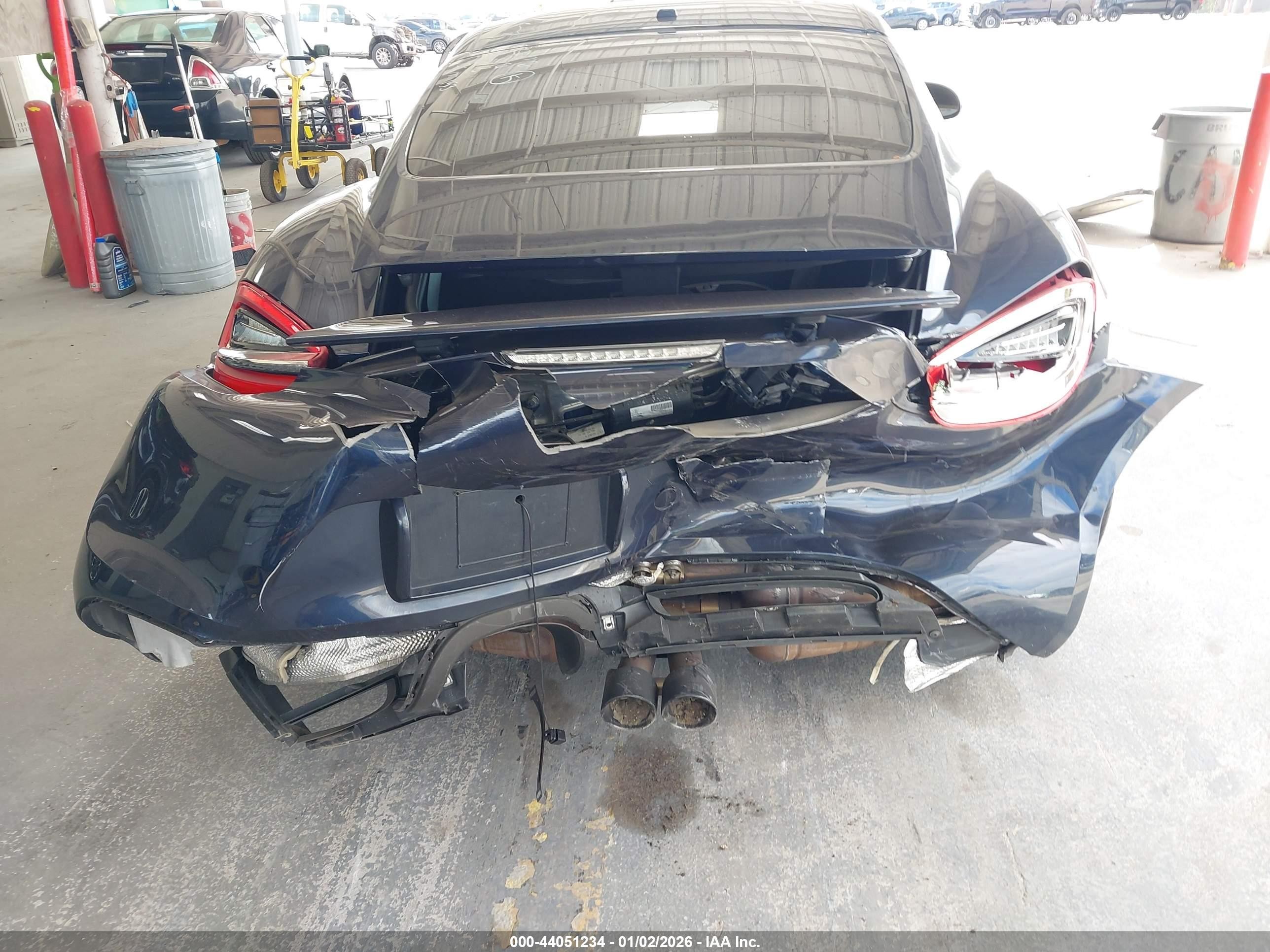 2014 Porsche Cayman   Синий vin: WP0AA2A85EK171324