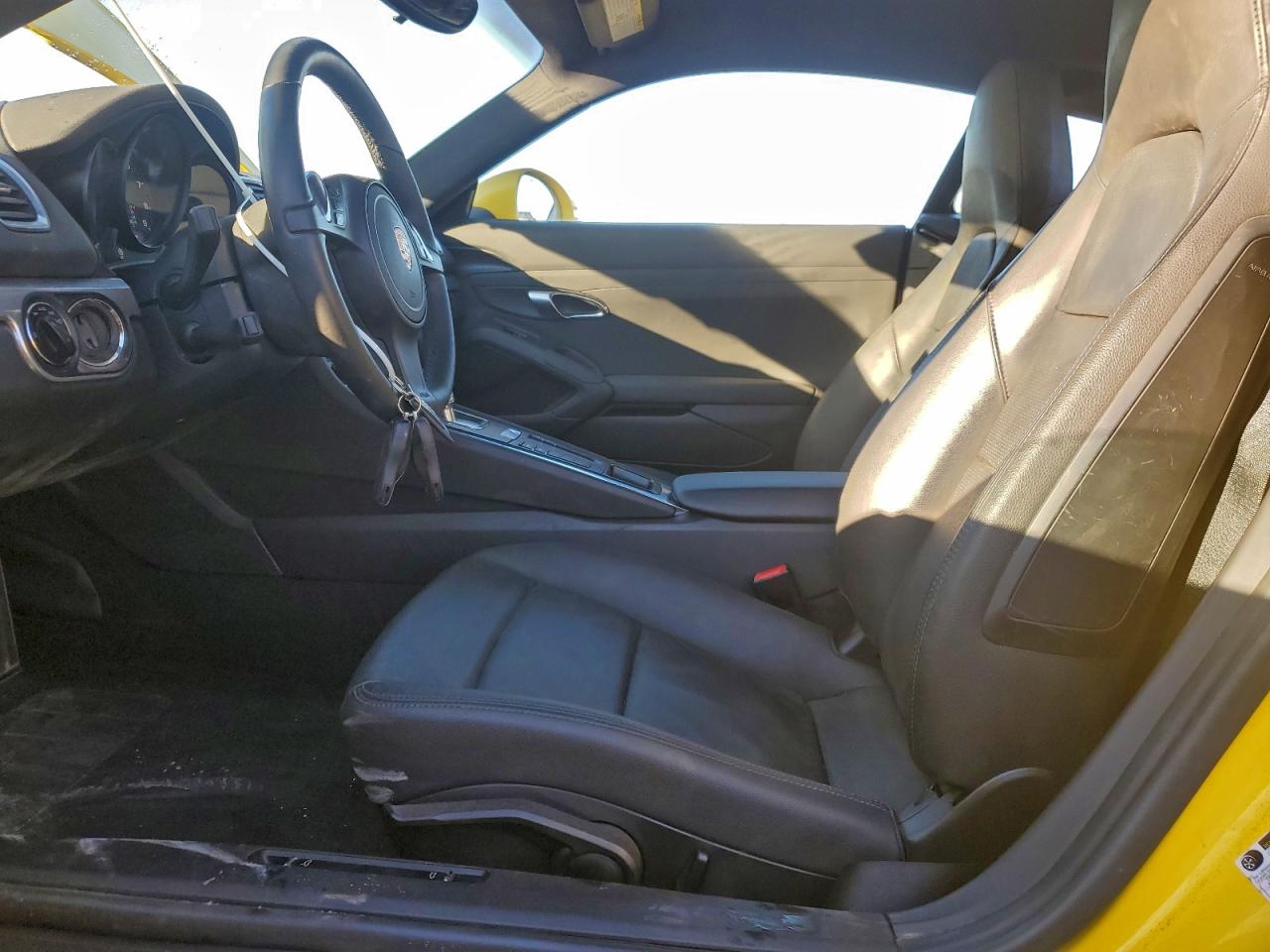 2014 Porsche Cayman Yellow vin: WP0AA2A86EK171011