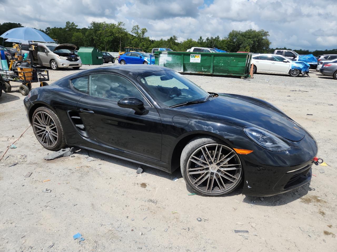 2024 Porsche Cayman Base   Black vin: WP0AA2A86RK255318
