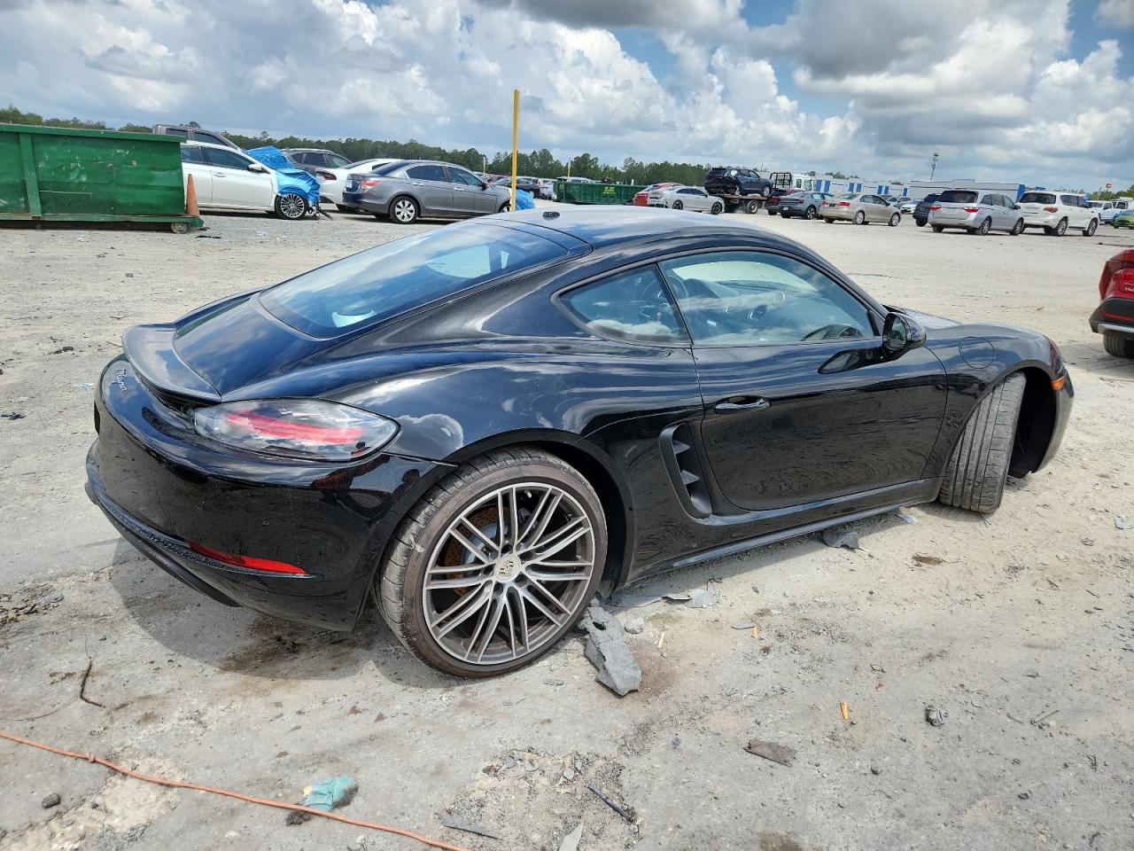2024 Porsche Cayman Base   Black vin: WP0AA2A86RK255318