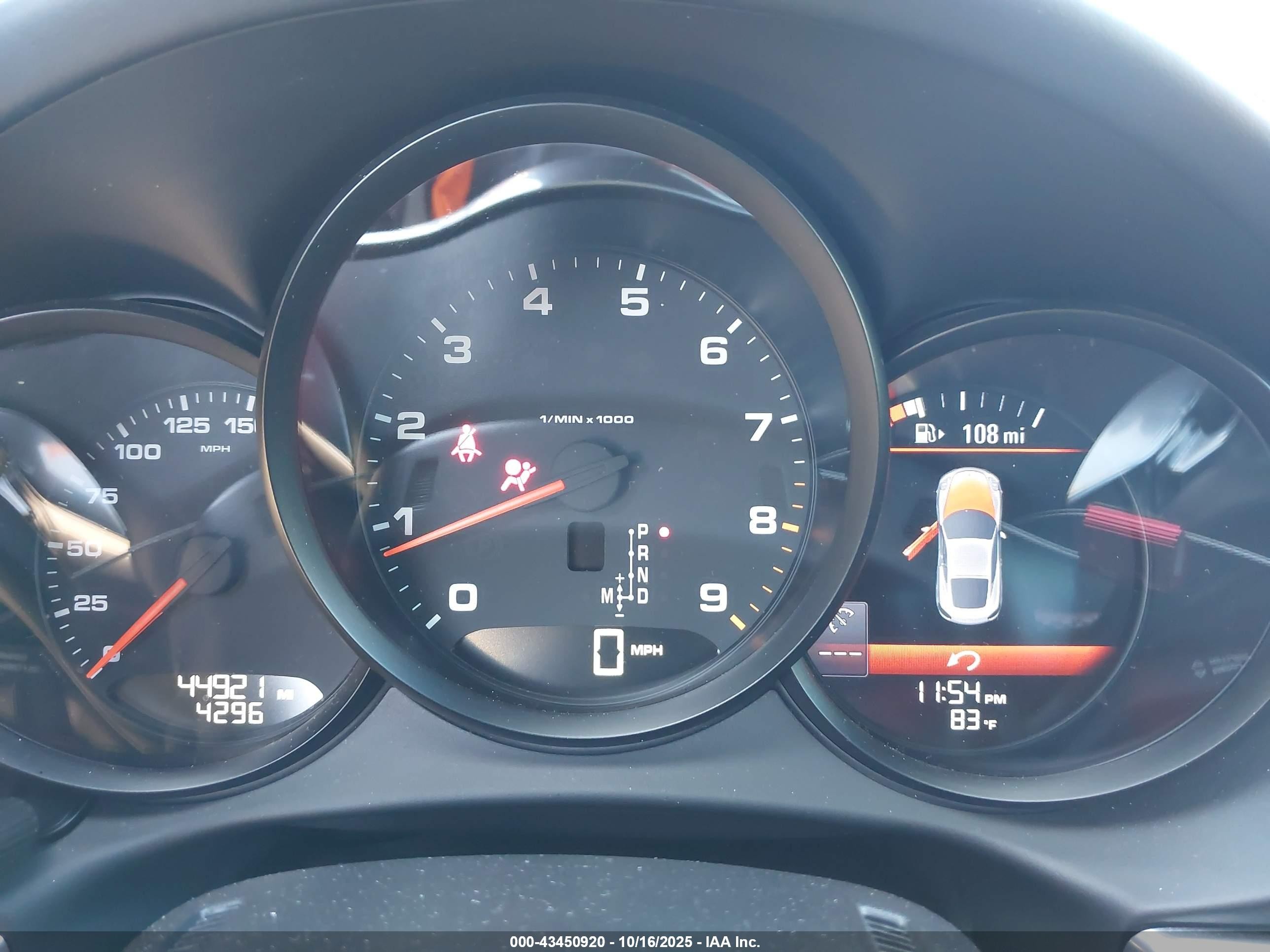 2014 Porsche Cayman Черный vin: WP0AA2A87EK171793