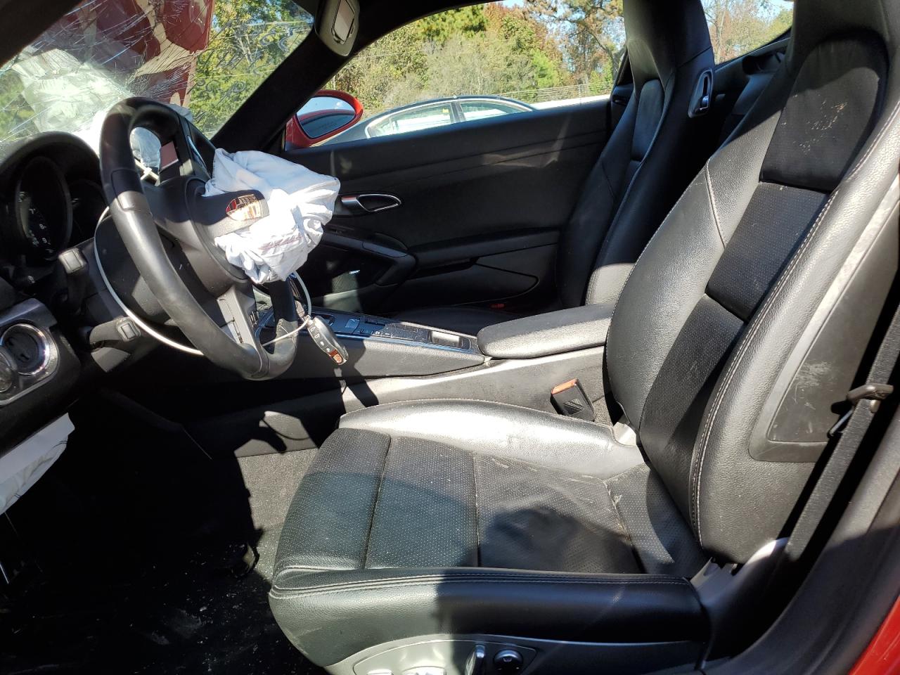 2014 Porsche Cayman Красный vin: WP0AA2A87EK172068