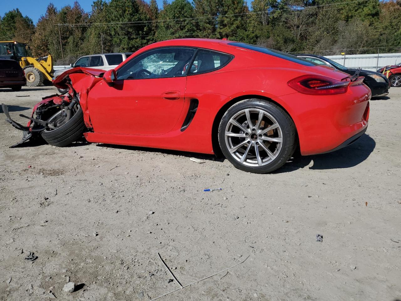 2014 Porsche Cayman Красный vin: WP0AA2A87EK172068