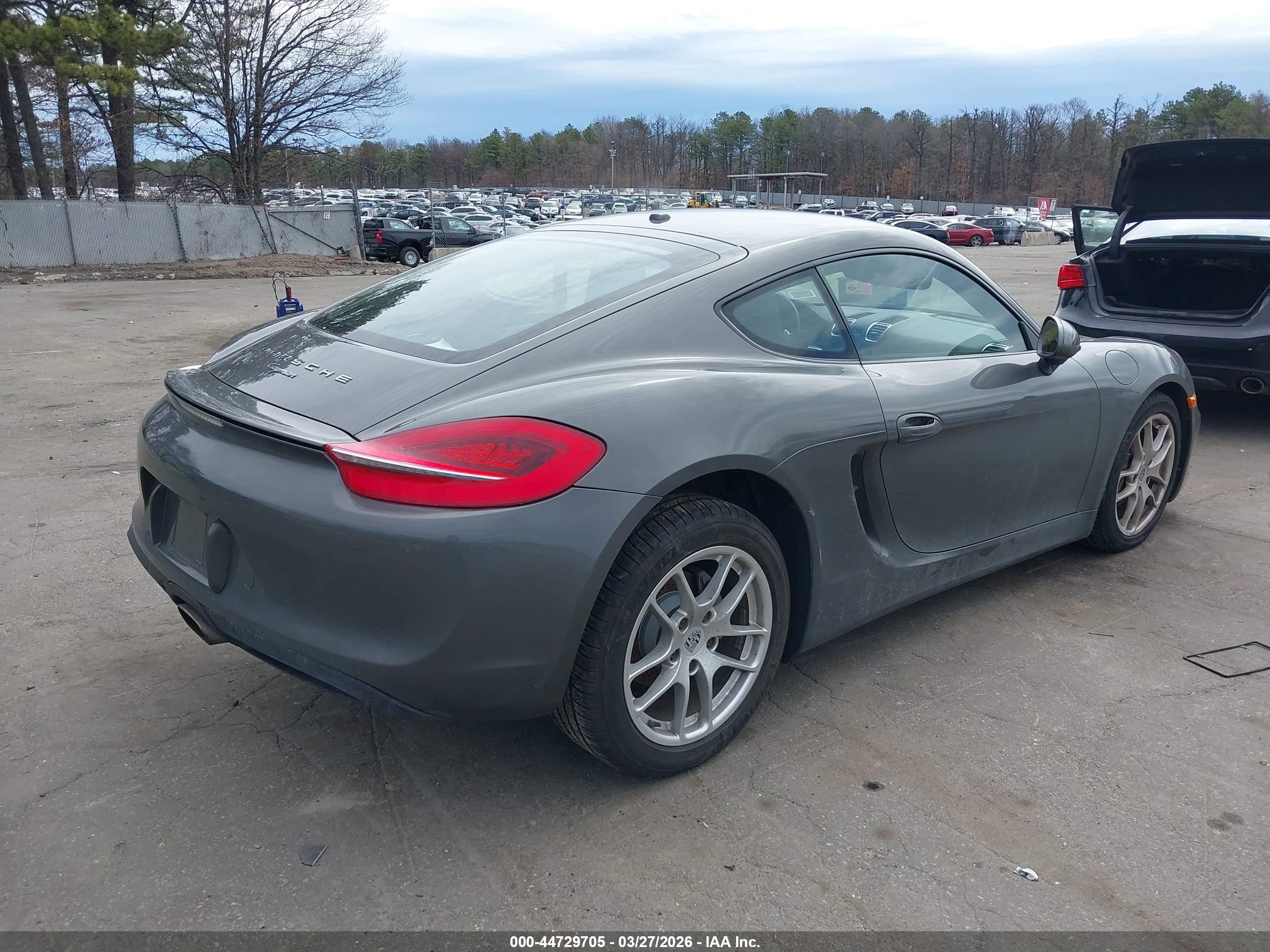 2014 Porsche Cayman   Gray vin: WP0AA2A88EK171270