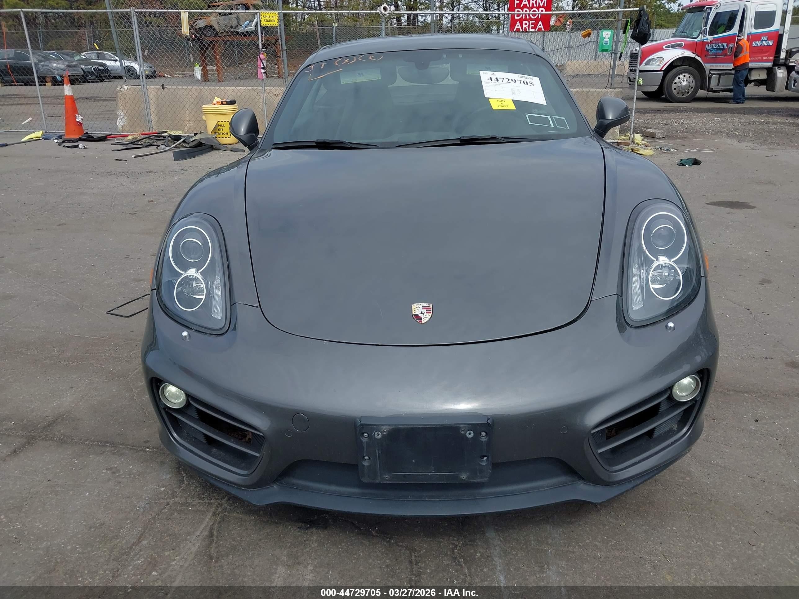 2014 Porsche Cayman   Gray vin: WP0AA2A88EK171270