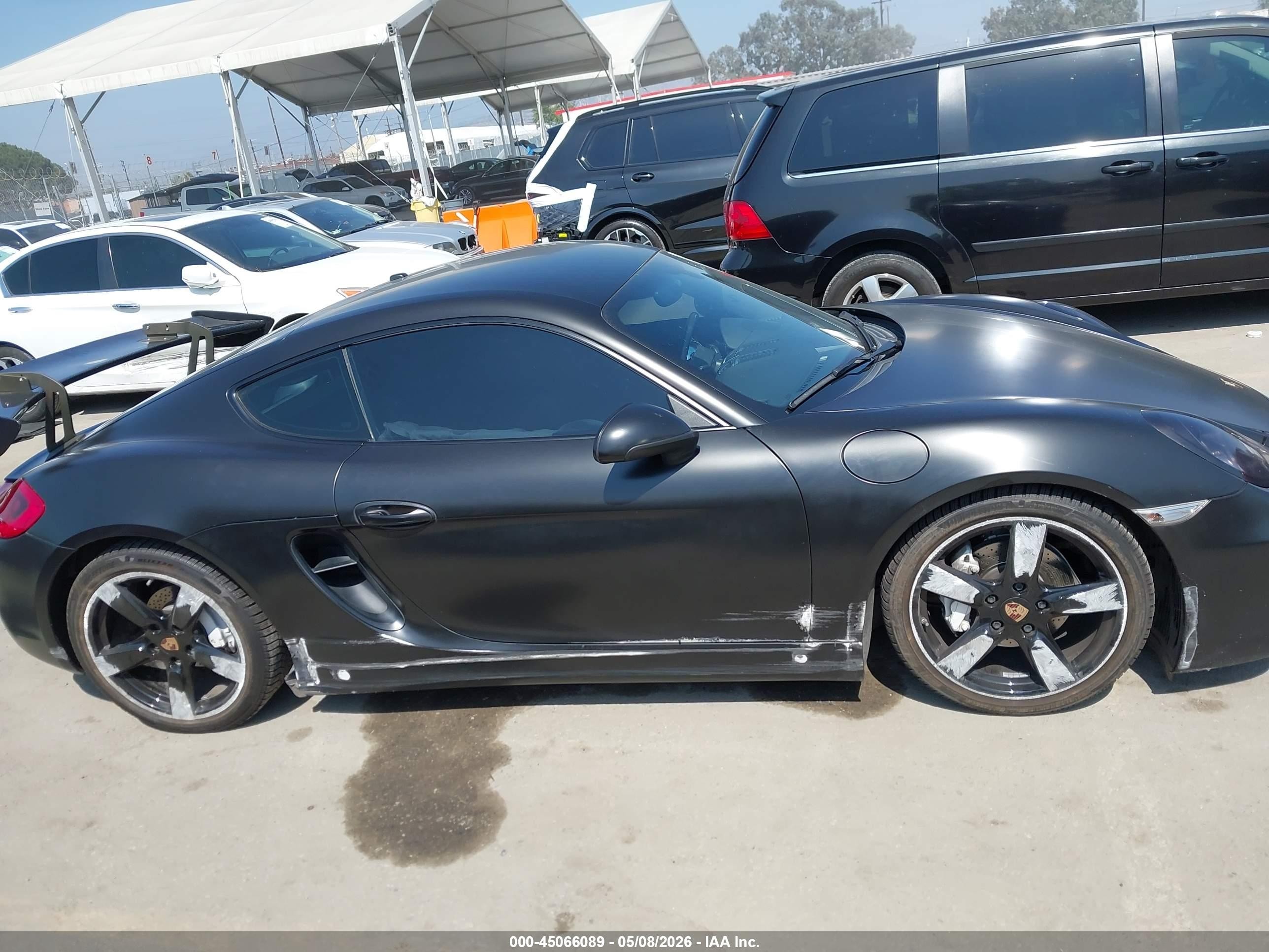 2014 Porsche Cayman Black vin: WP0AA2A88EK173035