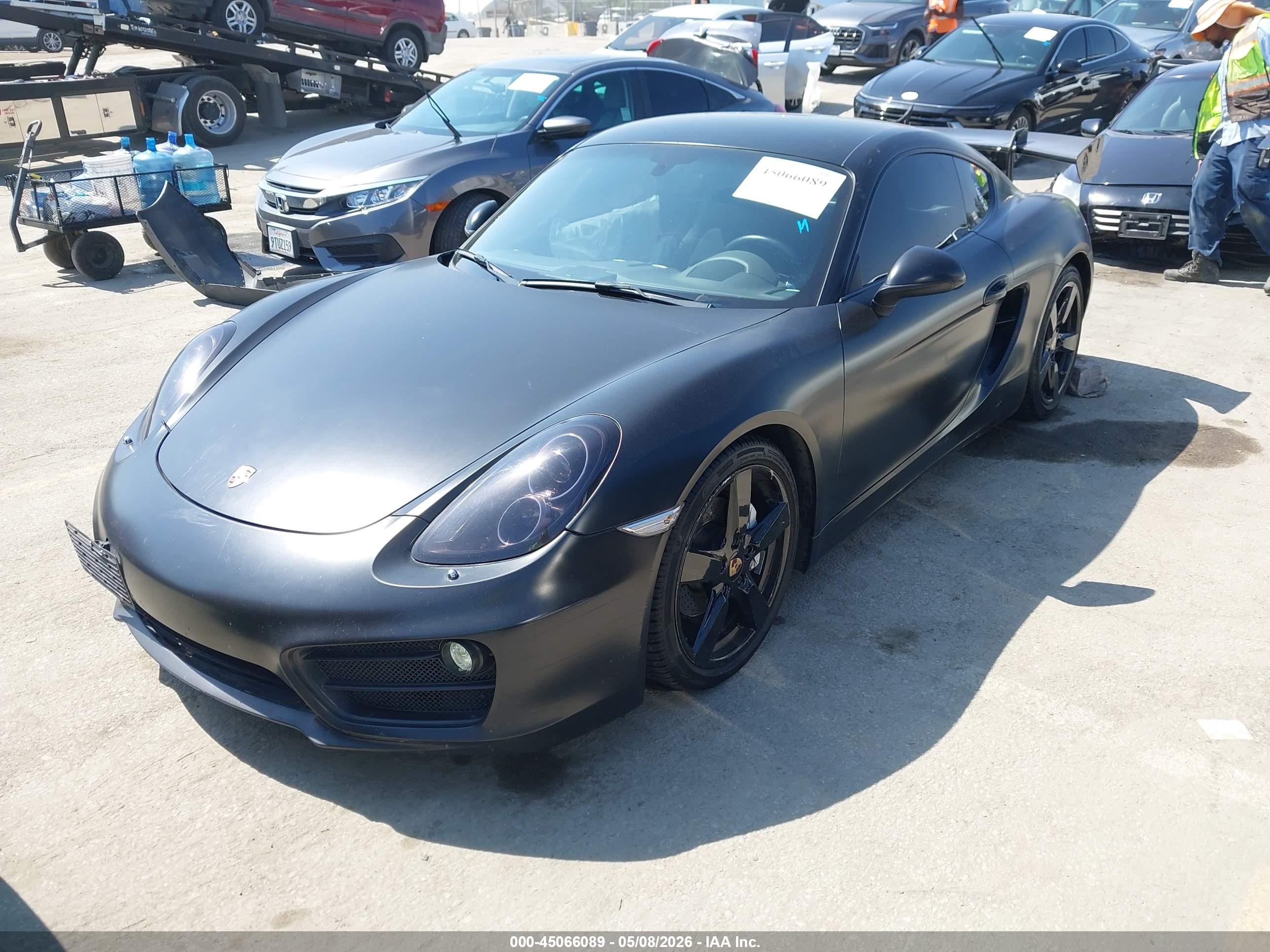 2014 Porsche Cayman Black vin: WP0AA2A88EK173035