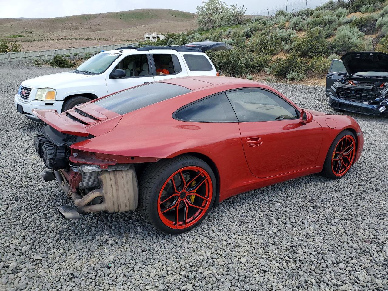 2014 Porsche 911 Carrera Maroon vin: WP0AA2A91ES107211