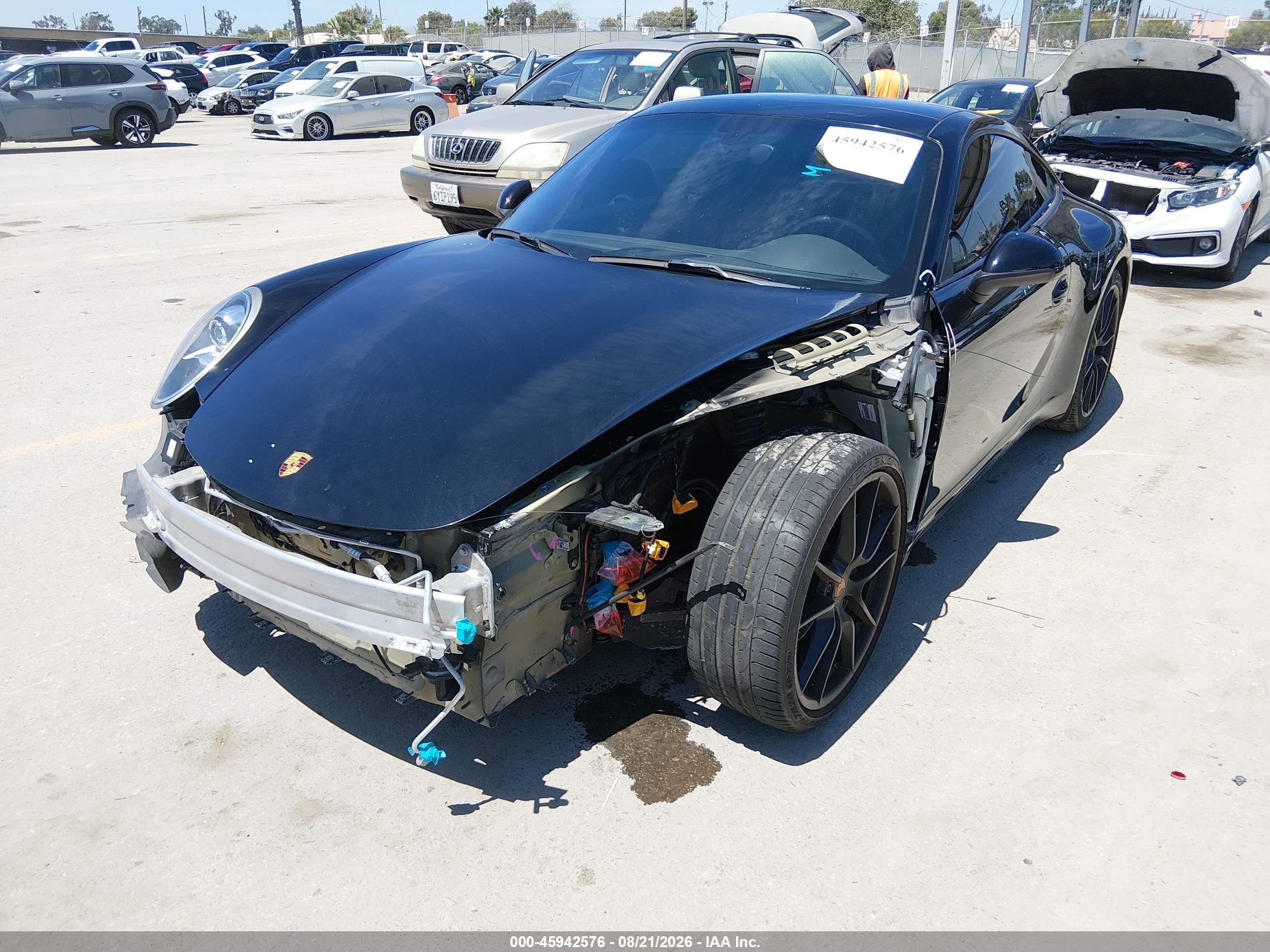 2015 Porsche 911 Carrera/carrera 4 Black vin: WP0AA2A92FS106814