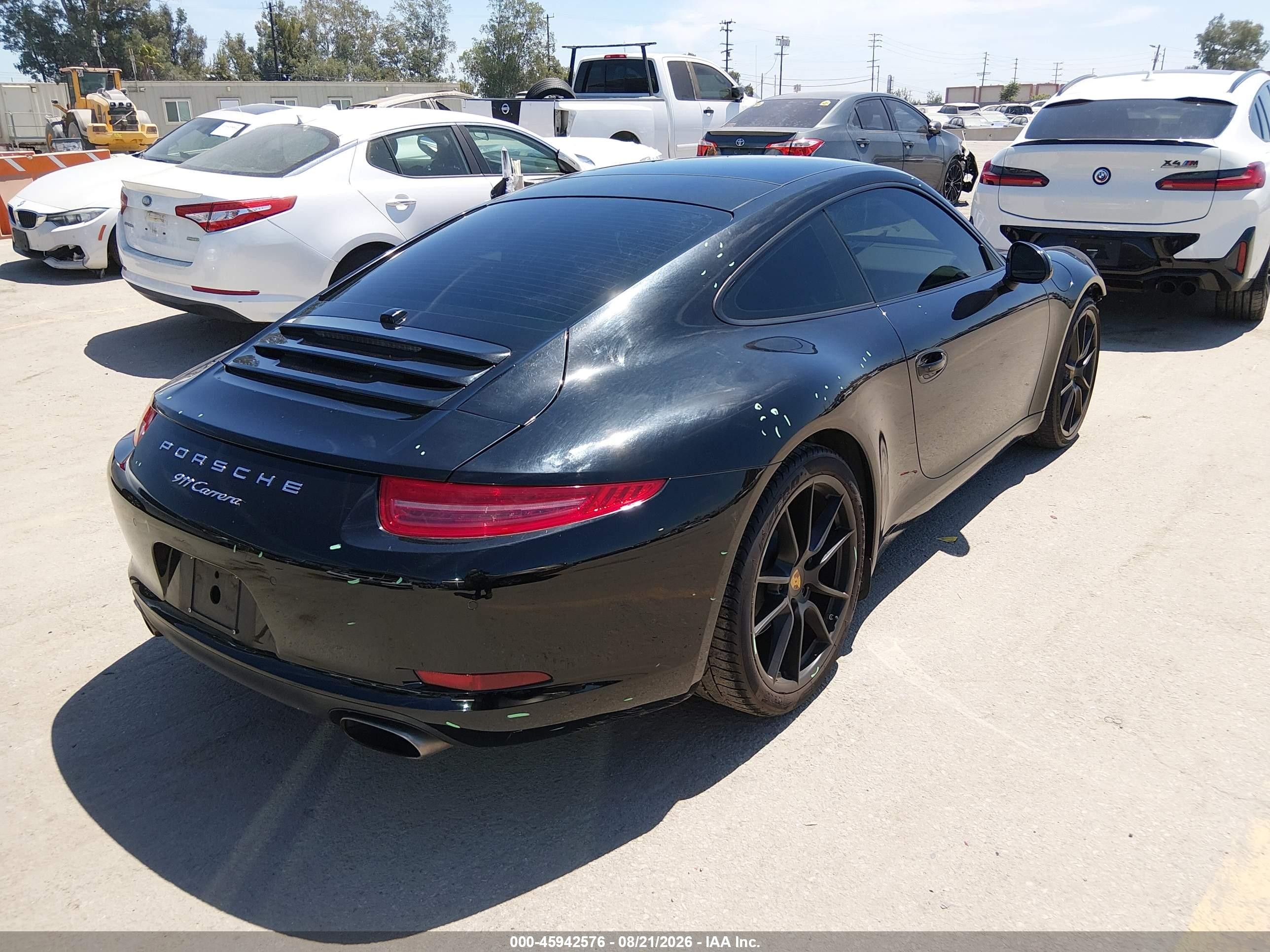 2015 Porsche 911 Carrera/carrera 4 Black vin: WP0AA2A92FS106814