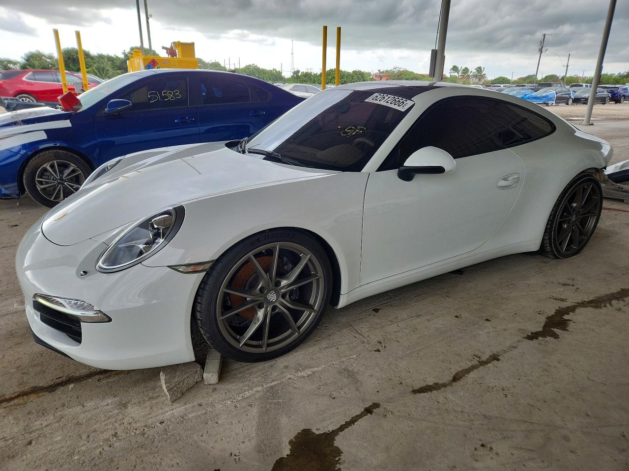 2014 Porsche 911 Carrera White vin: WP0AA2A94ES106313