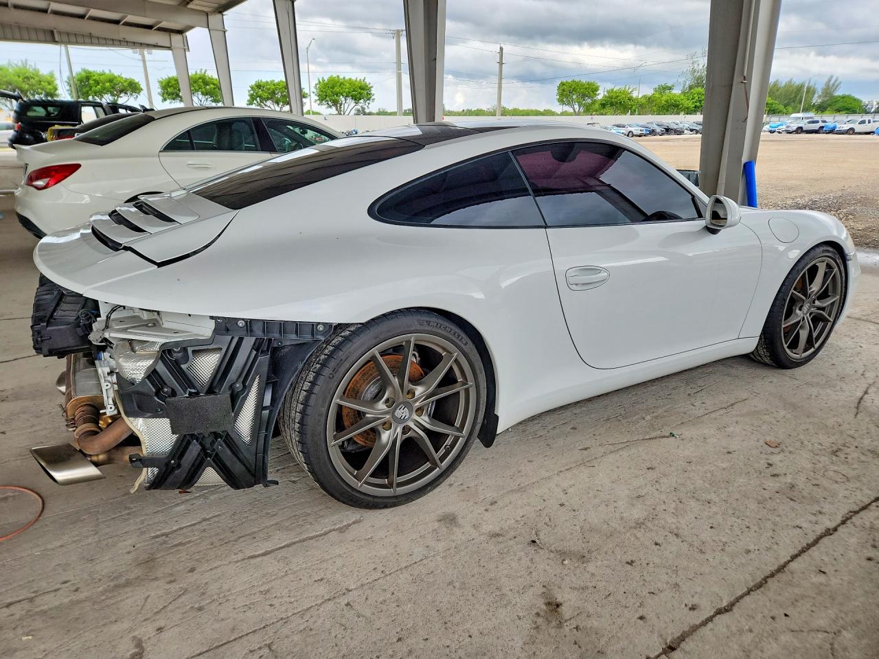 2014 Porsche 911 Carrera White vin: WP0AA2A94ES106313