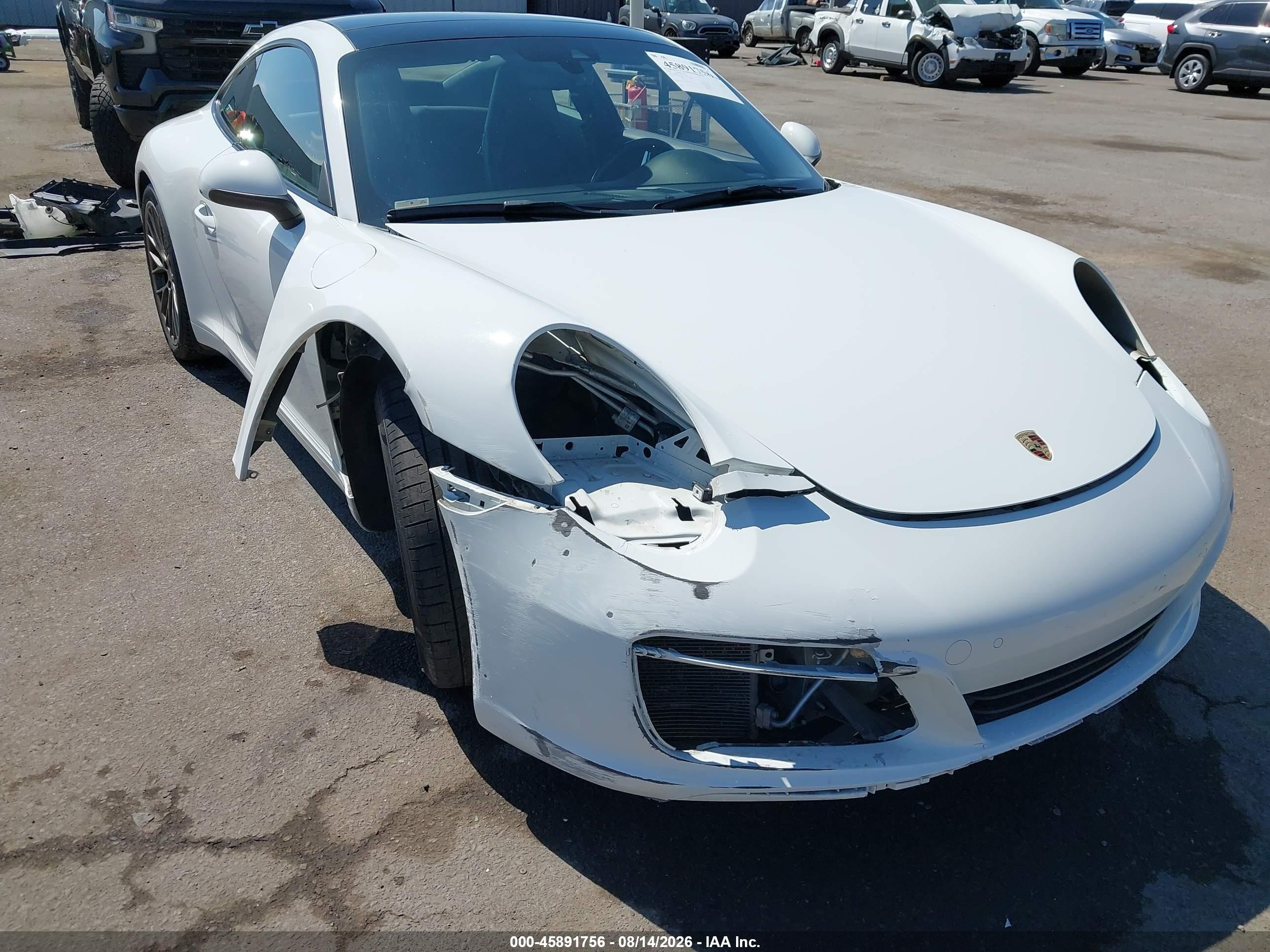 2019 Porsche 911 Carrera/carrera 4/carrera T White vin: WP0AA2A97KS103708
