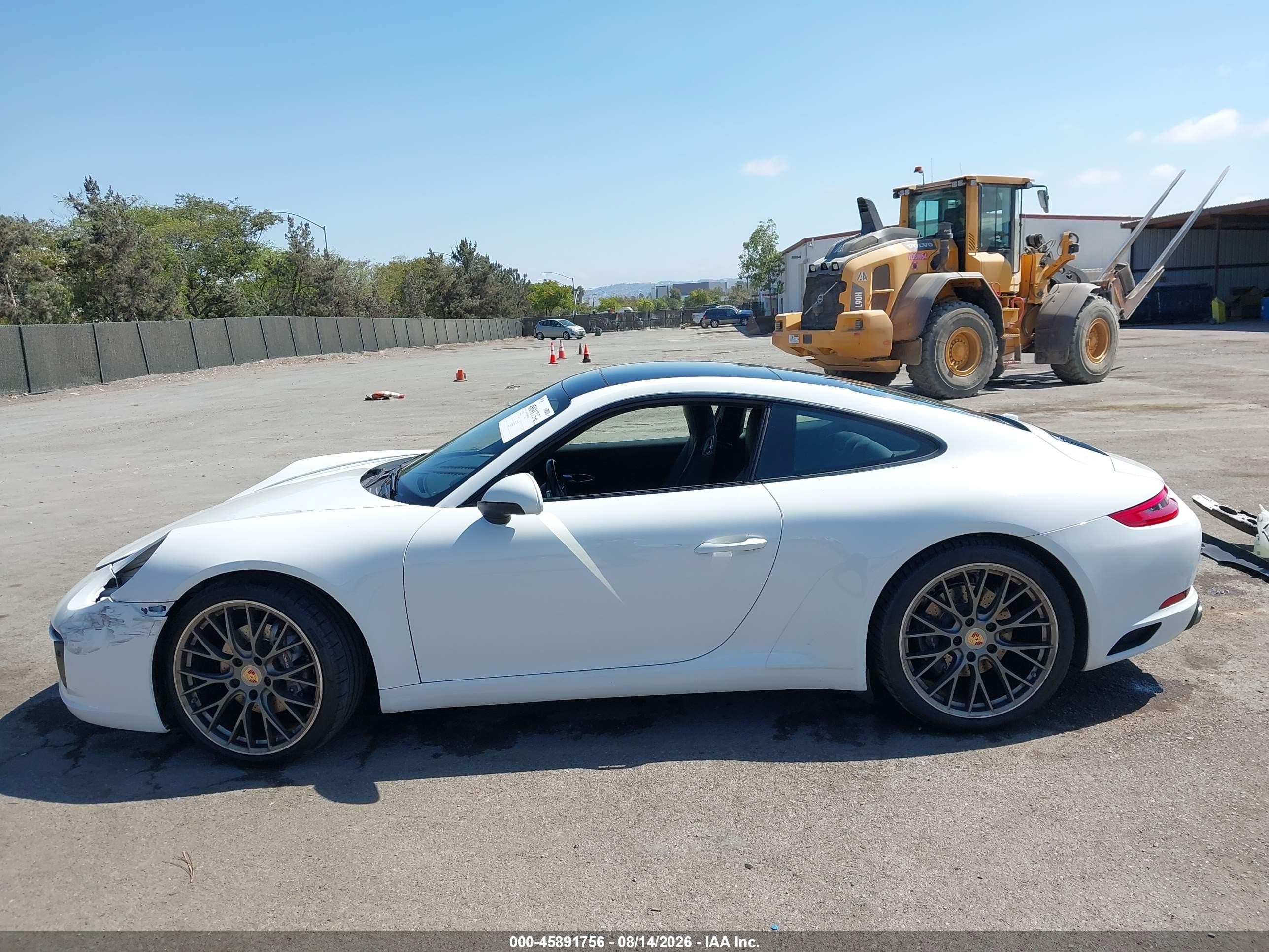 2019 Porsche 911 Carrera/carrera 4/carrera T White vin: WP0AA2A97KS103708