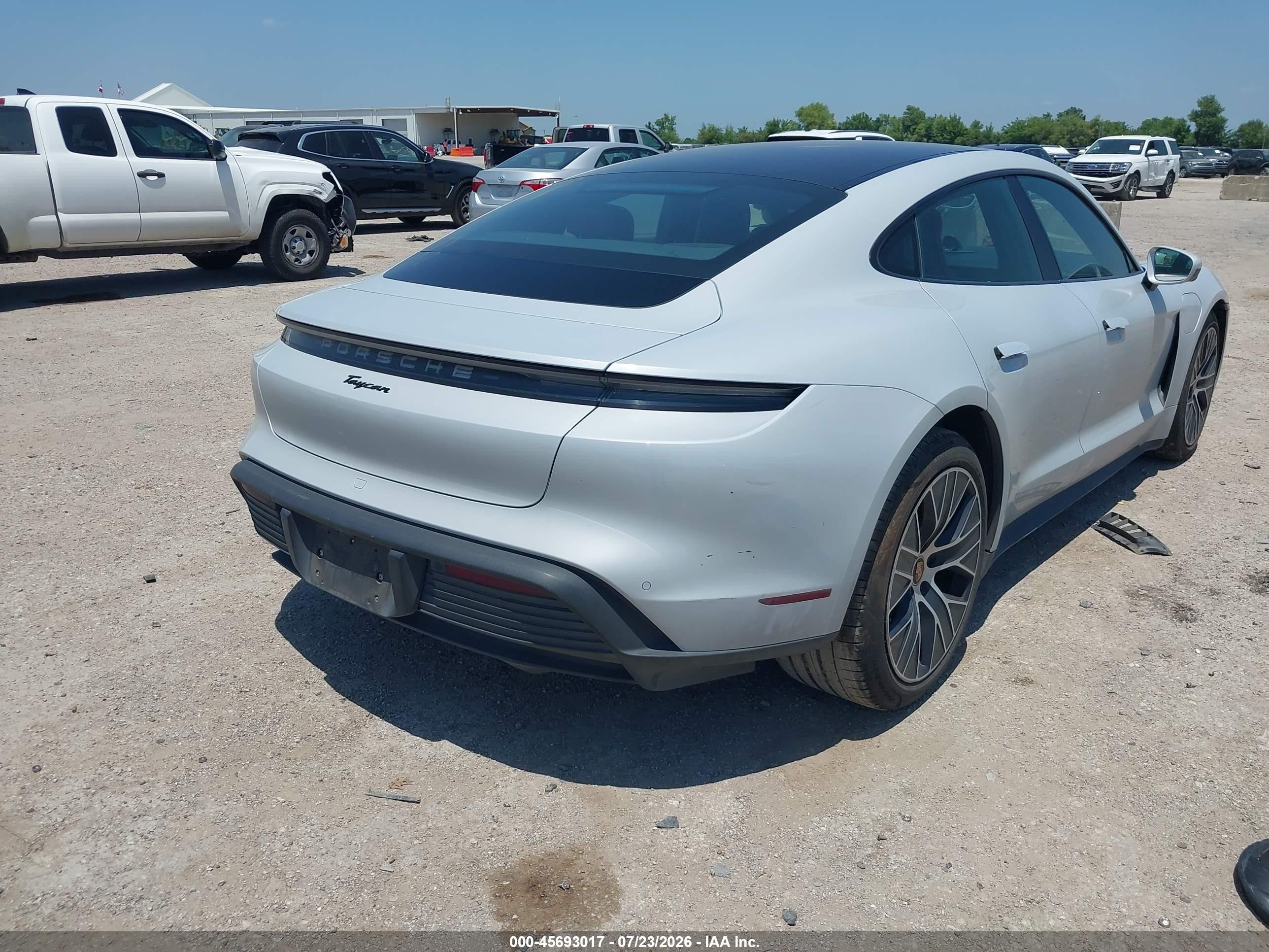 2022 Porsche Taycan   Gray vin: WP0AA2Y13NSA11065
