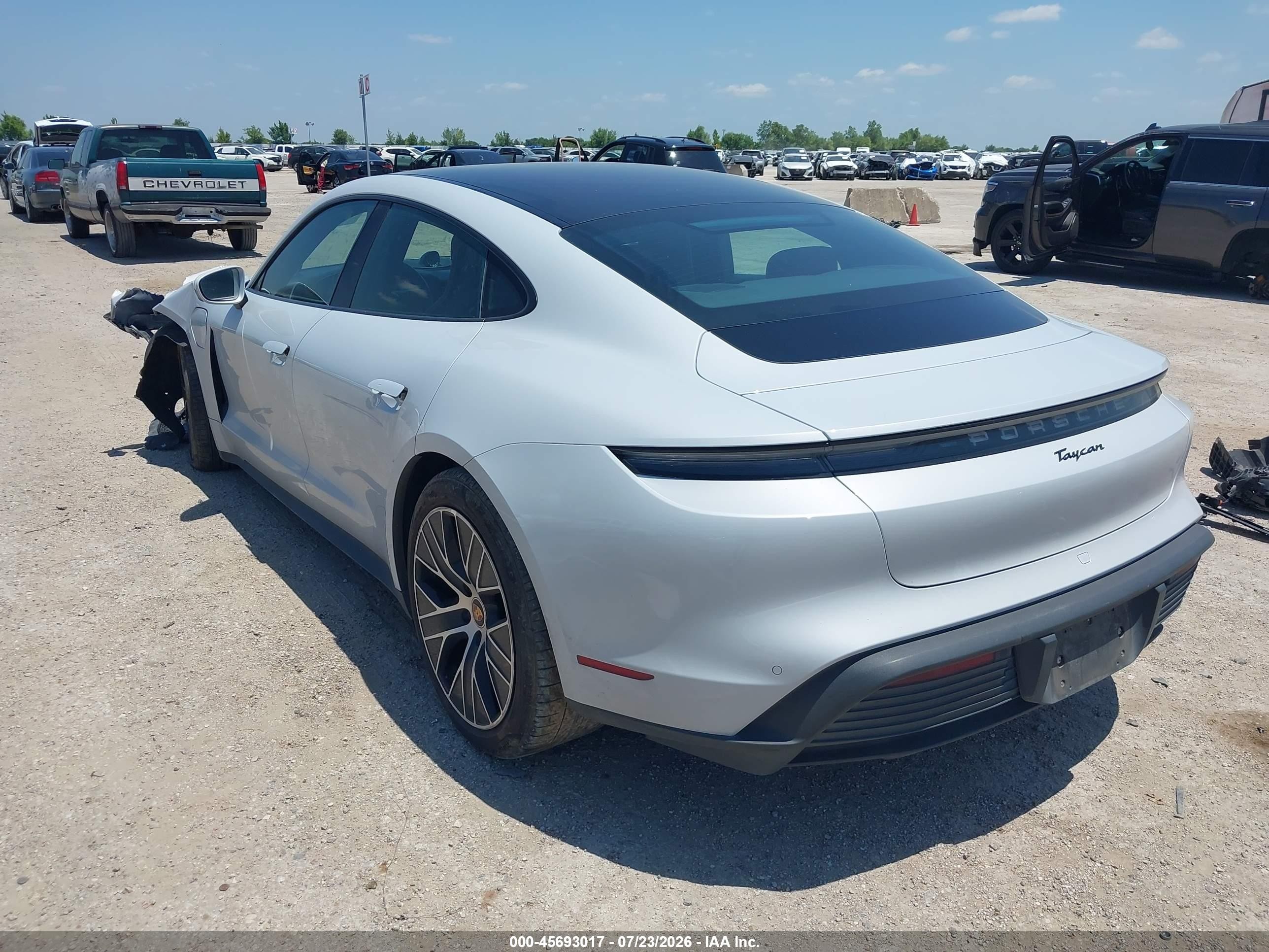 2022 Porsche Taycan   Gray vin: WP0AA2Y13NSA11065