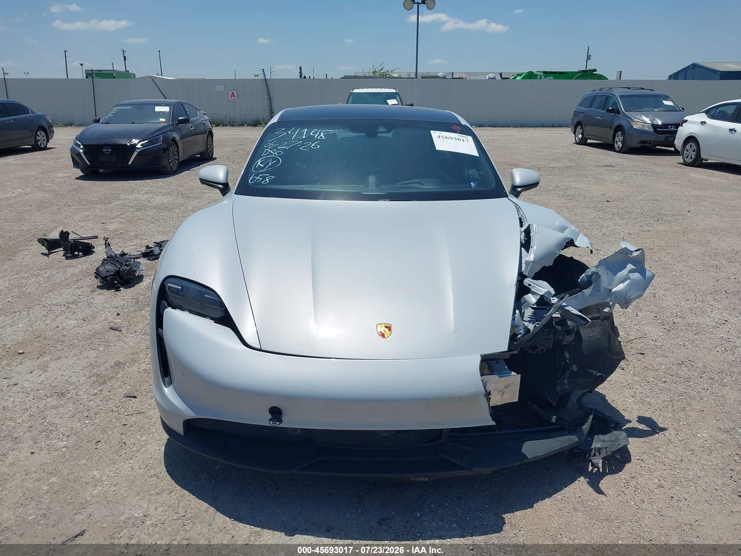 2022 Porsche Taycan   Gray vin: WP0AA2Y13NSA11065