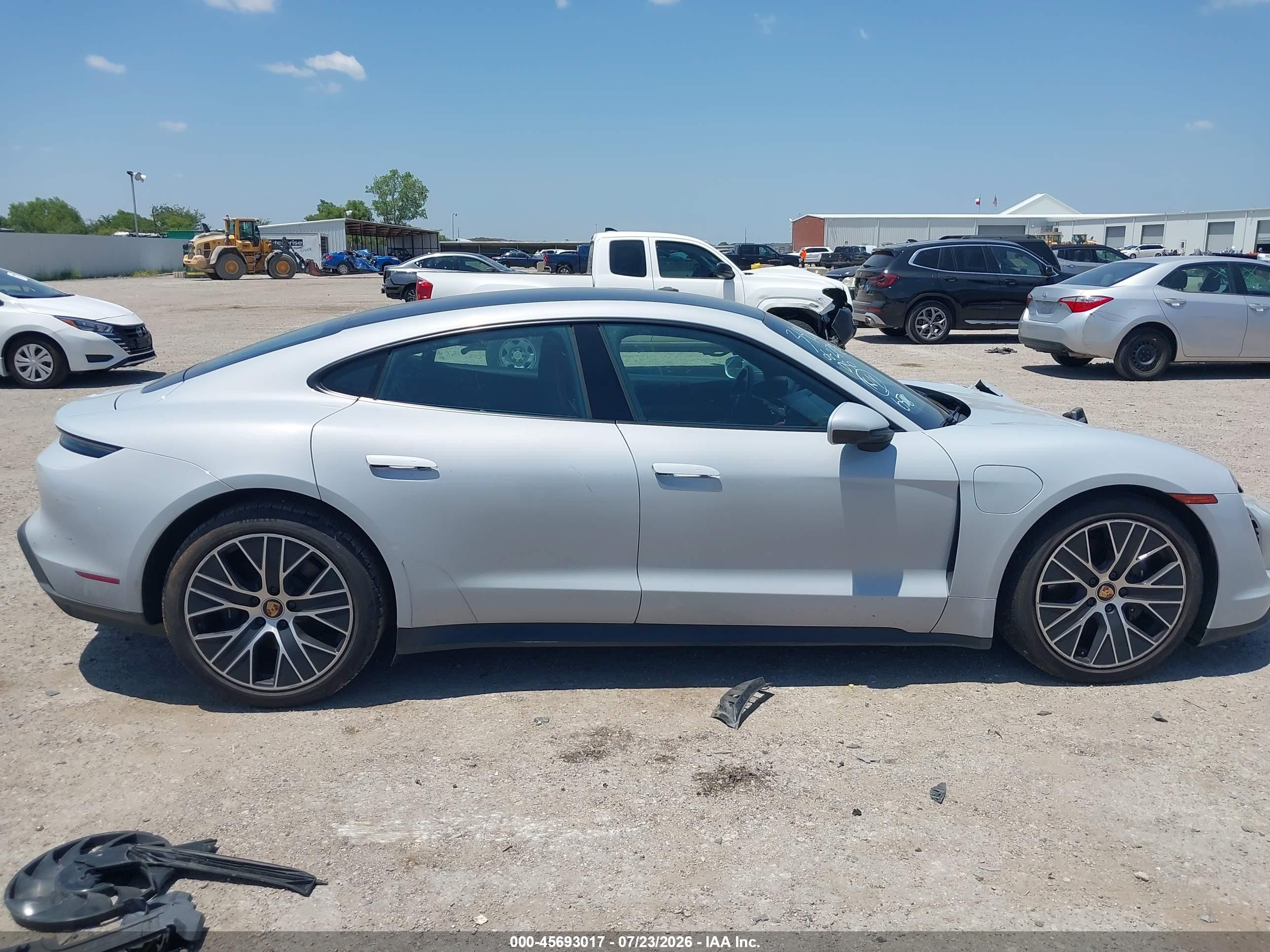 2022 Porsche Taycan   Gray vin: WP0AA2Y13NSA11065
