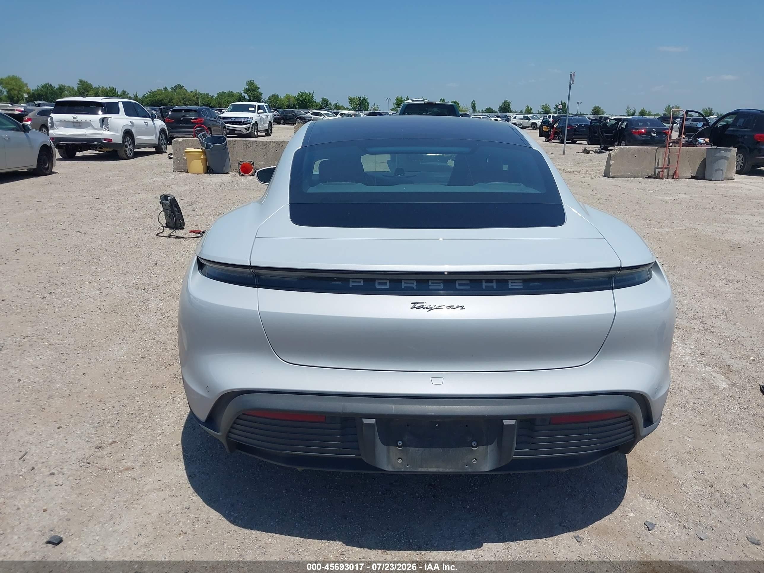 2022 Porsche Taycan   Gray vin: WP0AA2Y13NSA11065