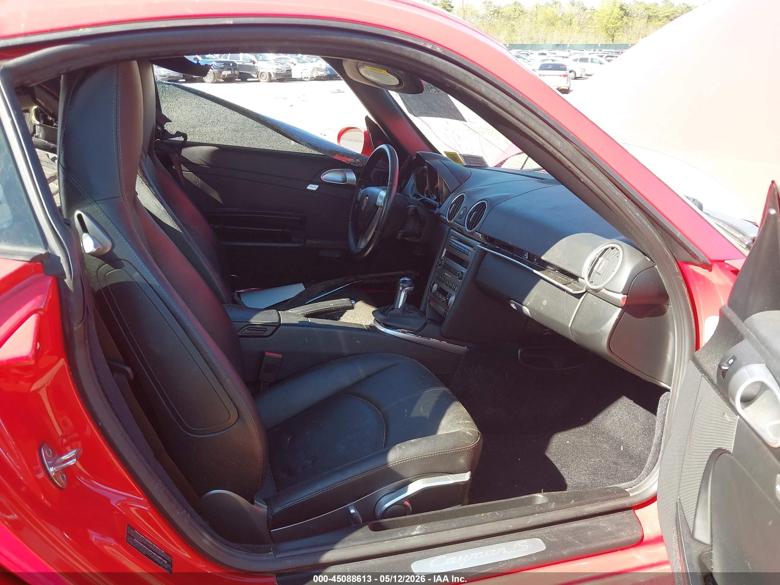 2006 Porsche Cayman S   Red vin: WP0AB29816U781227
