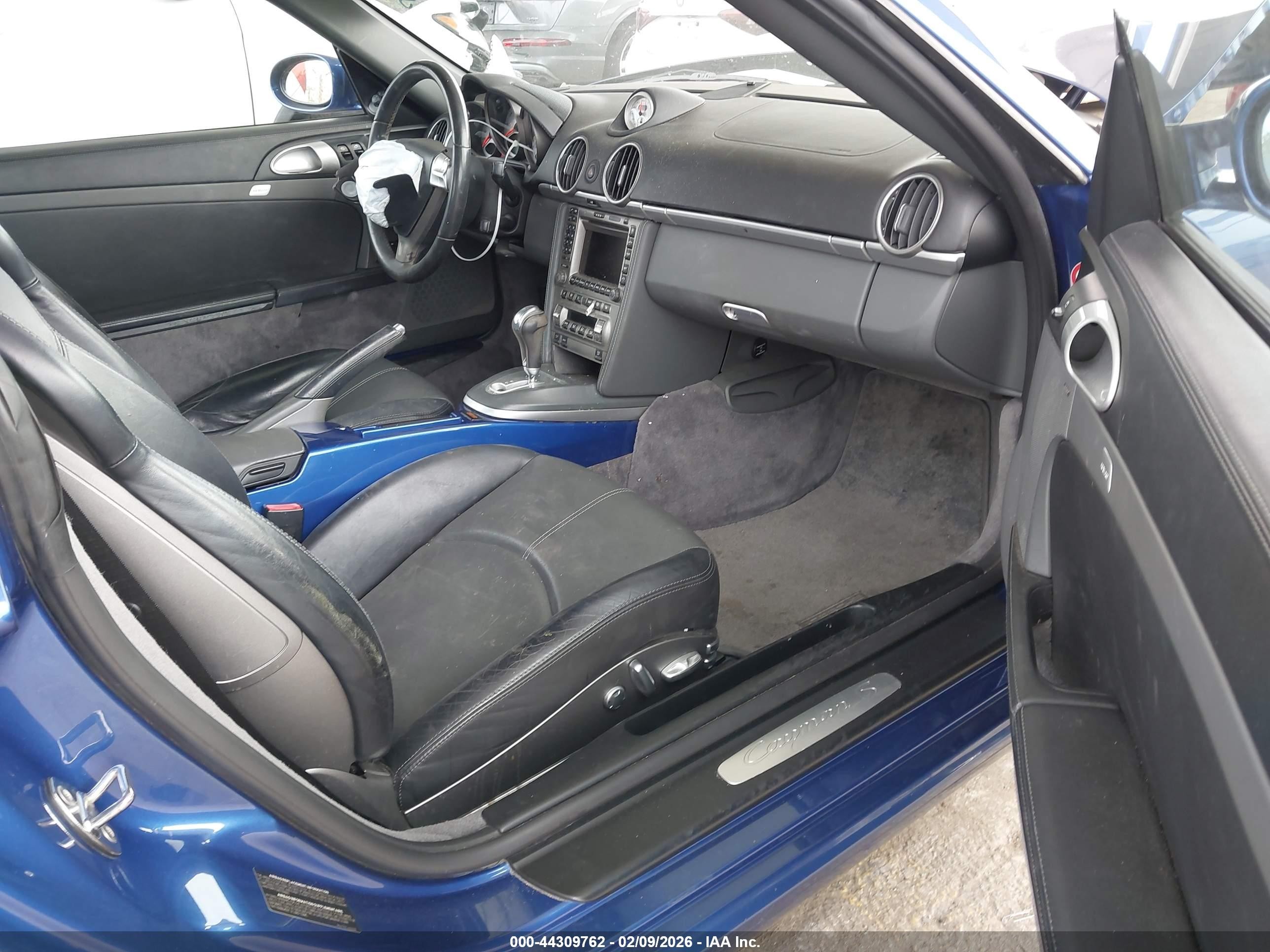 2006 Porsche Cayman S   Blue vin: WP0AB29816U784760