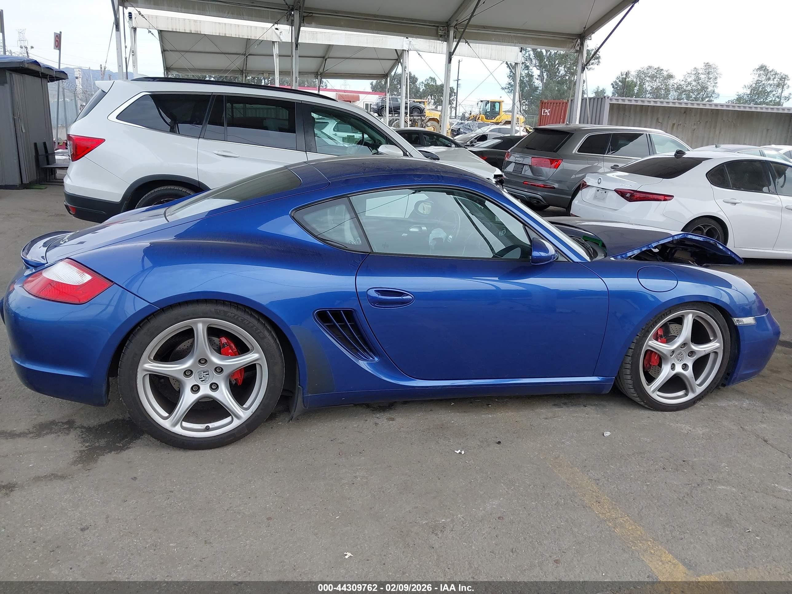 2006 Porsche Cayman S   Blue vin: WP0AB29816U784760