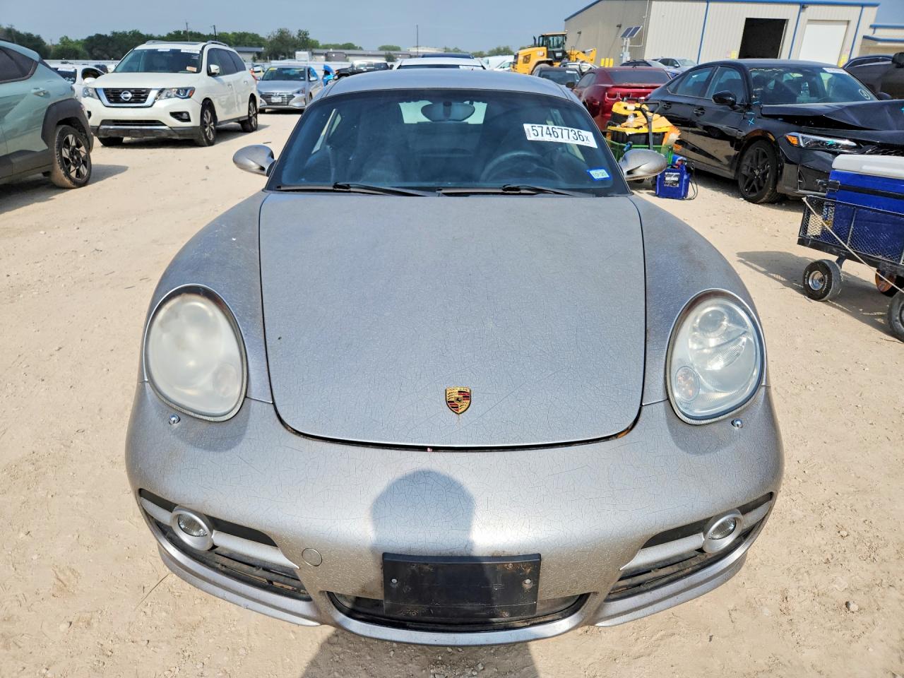 2006 Porsche Cayman S Silver vin: WP0AB29816U785391